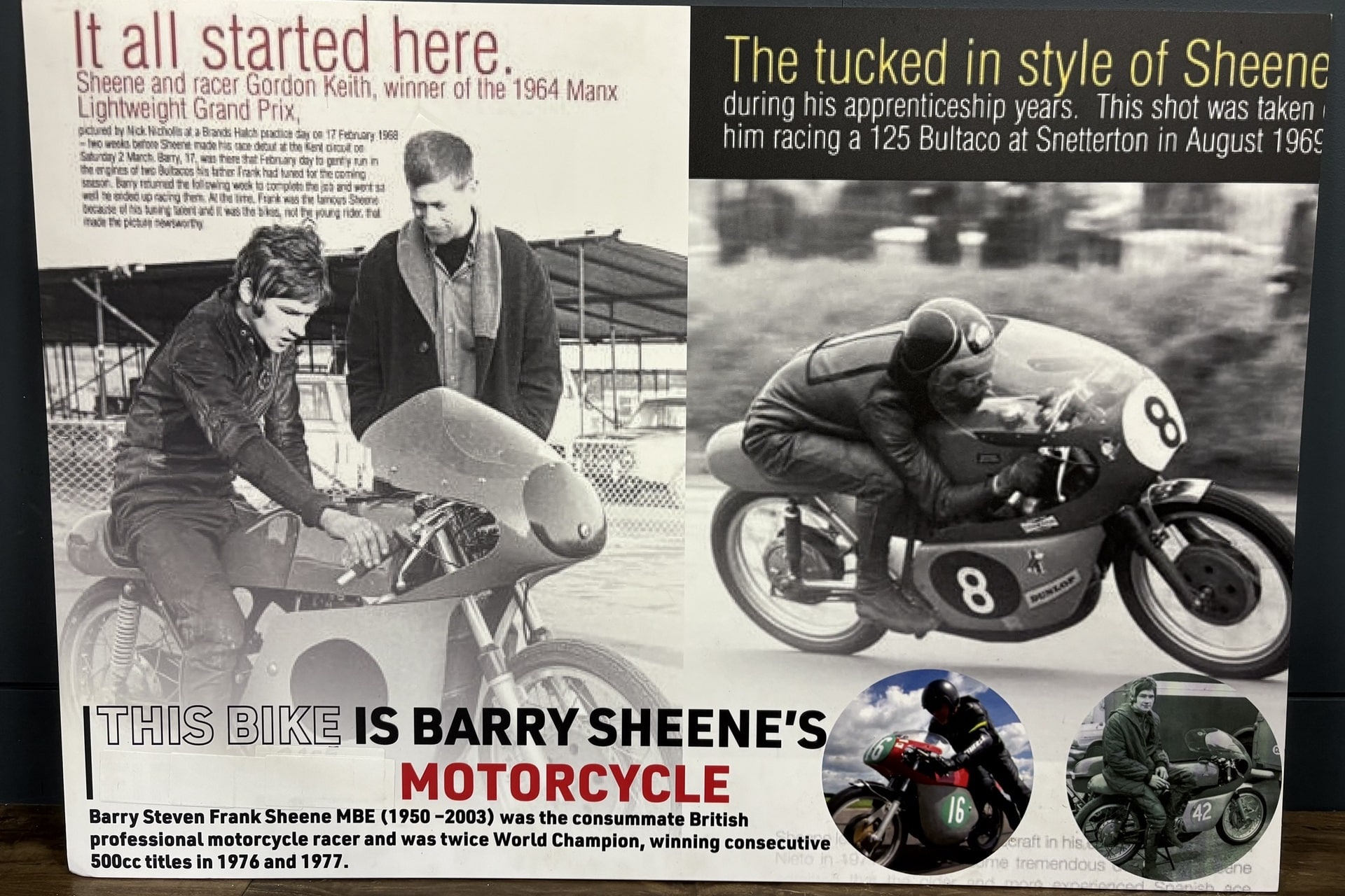 Una Bultaco TSS 250 Type 41 ex-Barry Sheene, saldrá a subasta en solo unas horas