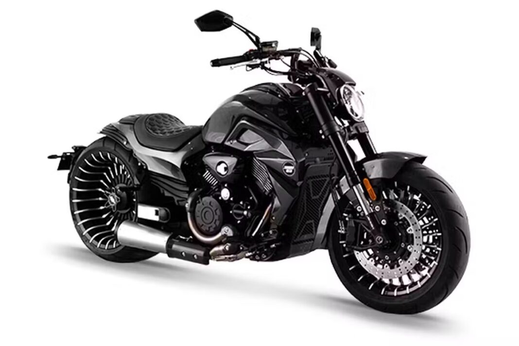 Timberwolf 800: Neumático trasero de 310 mm, basculante monobrazo y suspensión neumática… Asi luce el primer modelo de la nueva marca china Marshal