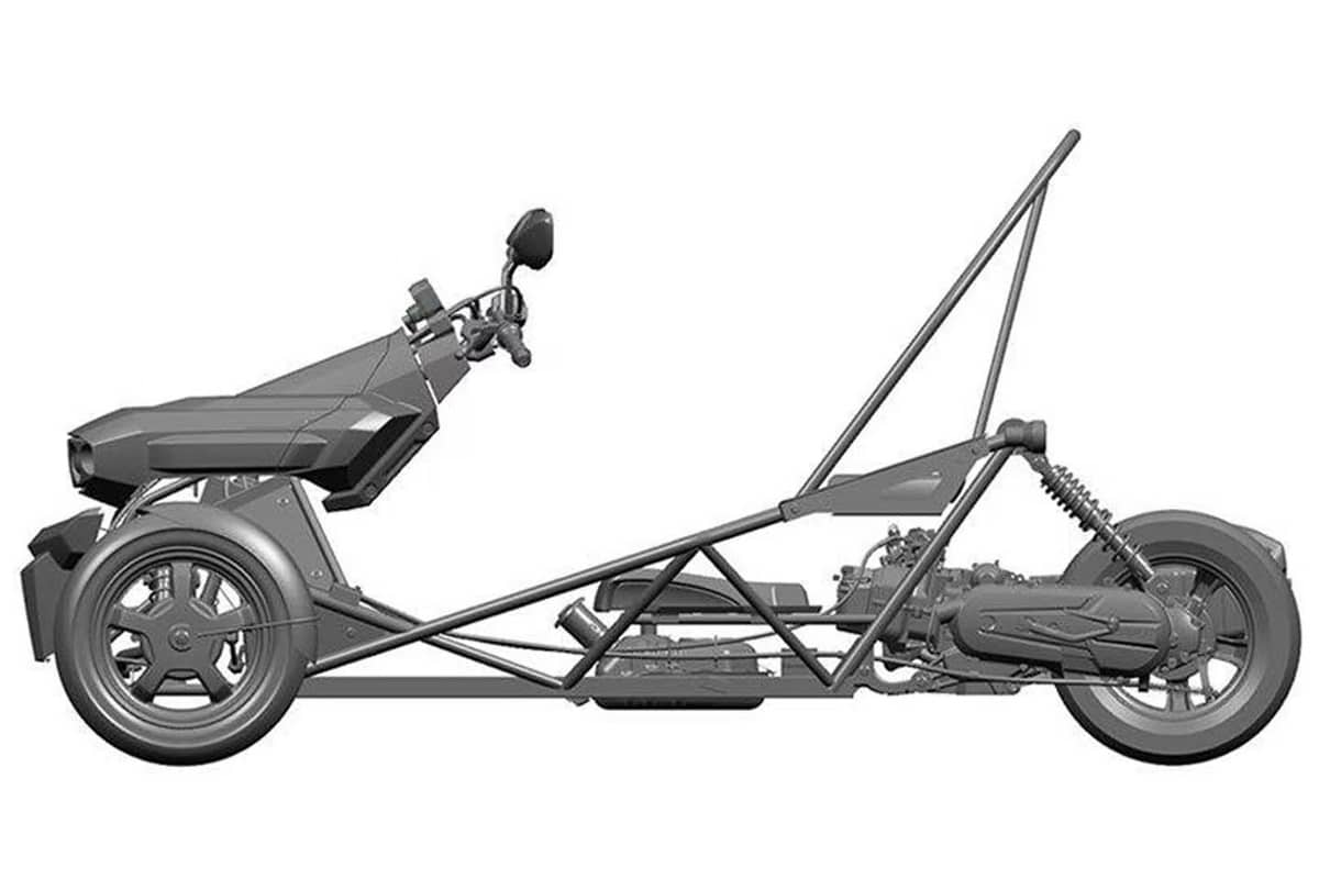 Se filtran nuevos datos e imágenes en 3D del triciclo en el que Suzuki lleva trabajando varios años