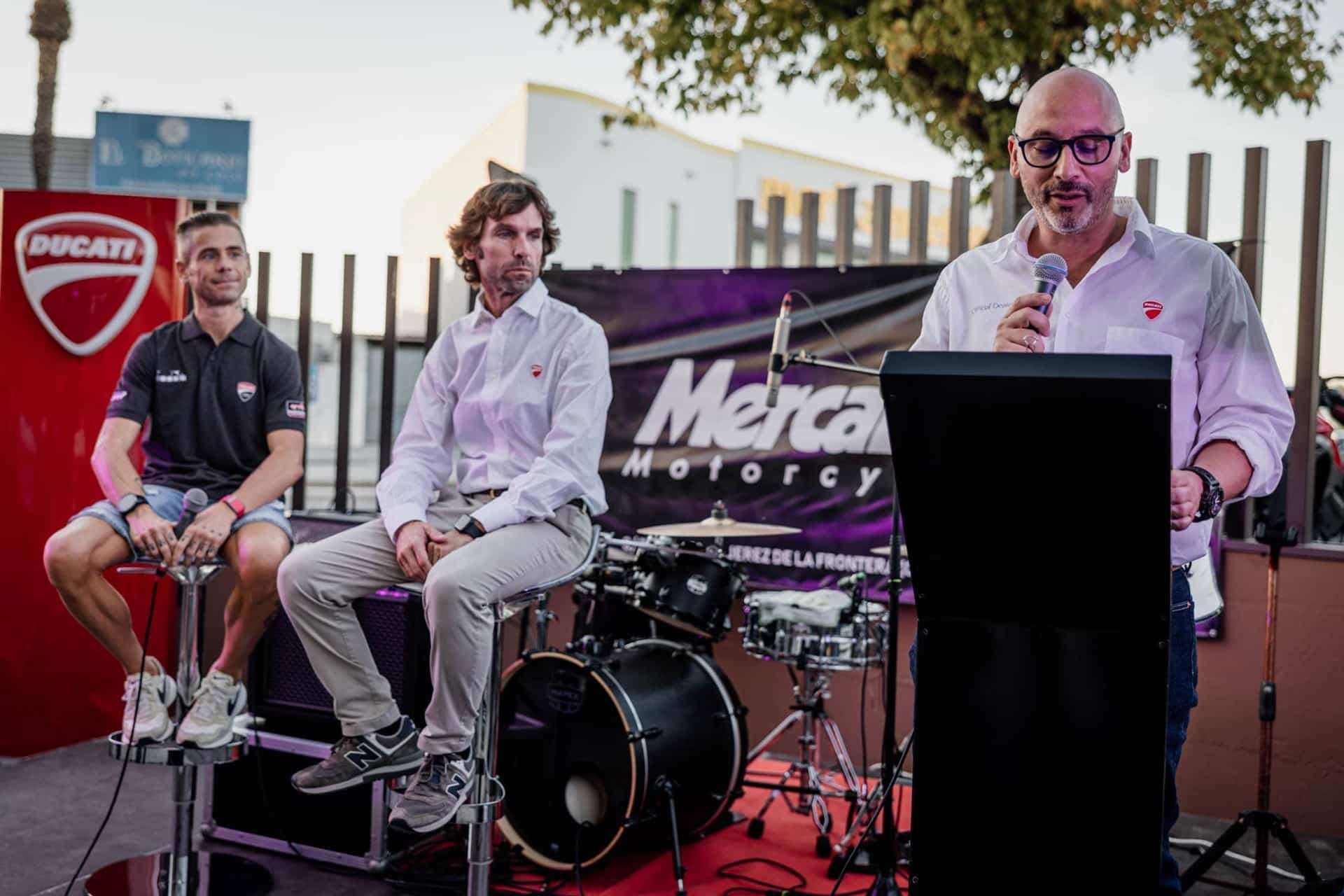 Ducati, con la asistencia de Álvaro Bautista, inaugura nuevo concesionario oficial en Jerez
