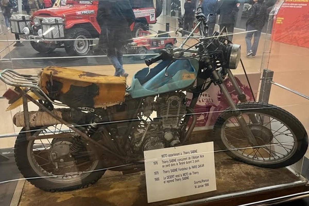 La Yamaha XT500 de Thierry Sabine, fundador del París-Dakar, será expuesta en EICMA 2025