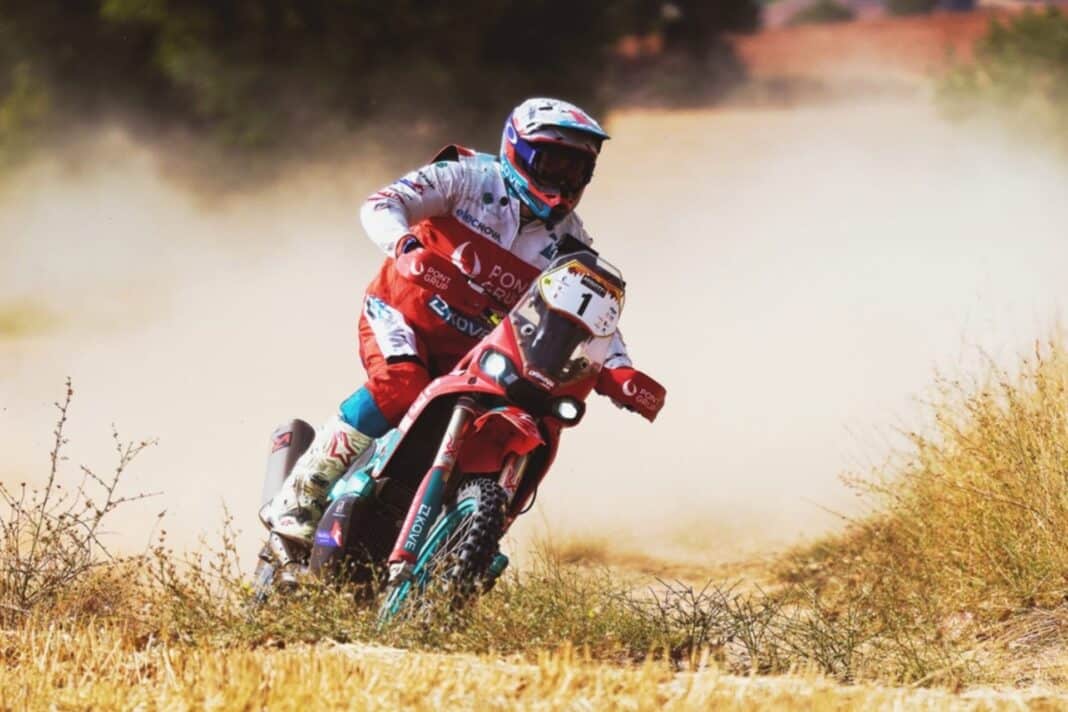 Javi Vega a los mandos de la Kove 450 Rally supera con éxito los retos del Rallye TT Cuenca