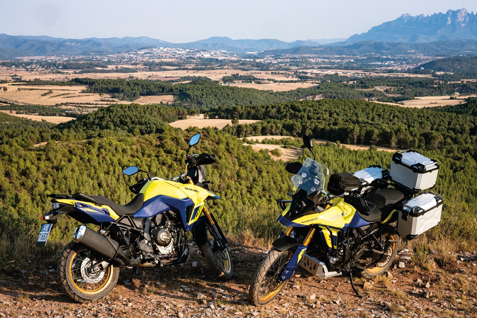 Suzuki equipa gratis a las V-STROM 800 con un kit de protección exclusivo