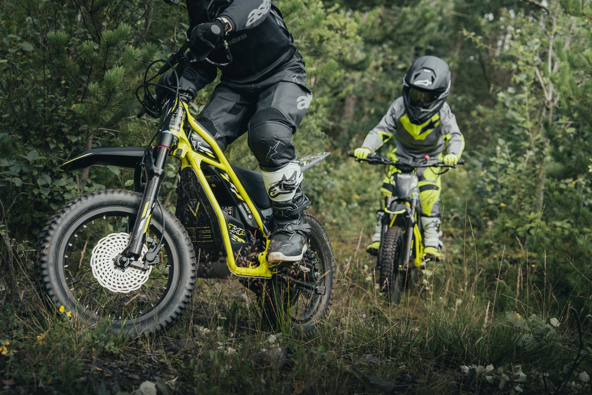 Triumph presenta las TXP: la primera gama de motos eléctricas off-road para jóvenes