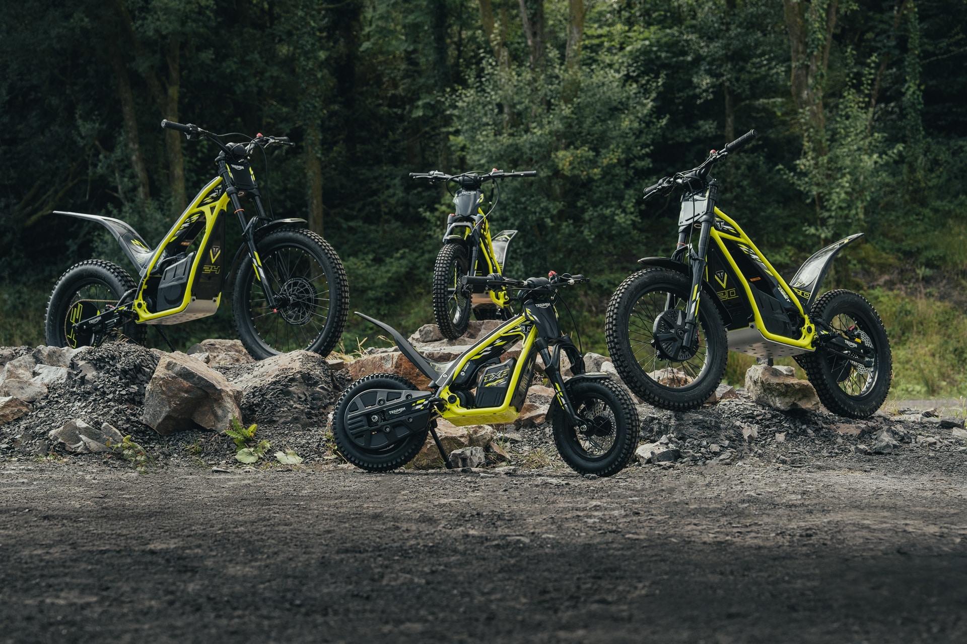 Triumph presenta las TXP: la primera gama de motos eléctricas off-road para jóvenes