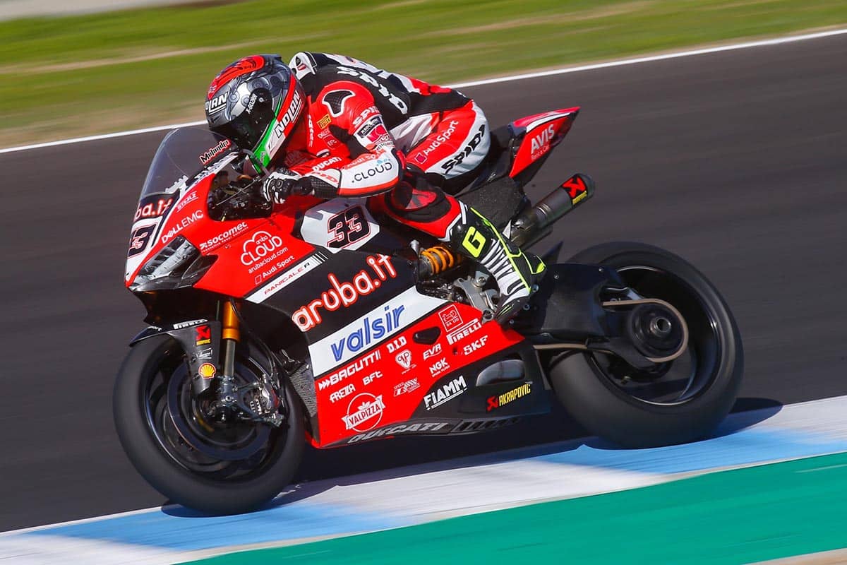 Melandri subió a lo más alto en dos ocasiones con ella