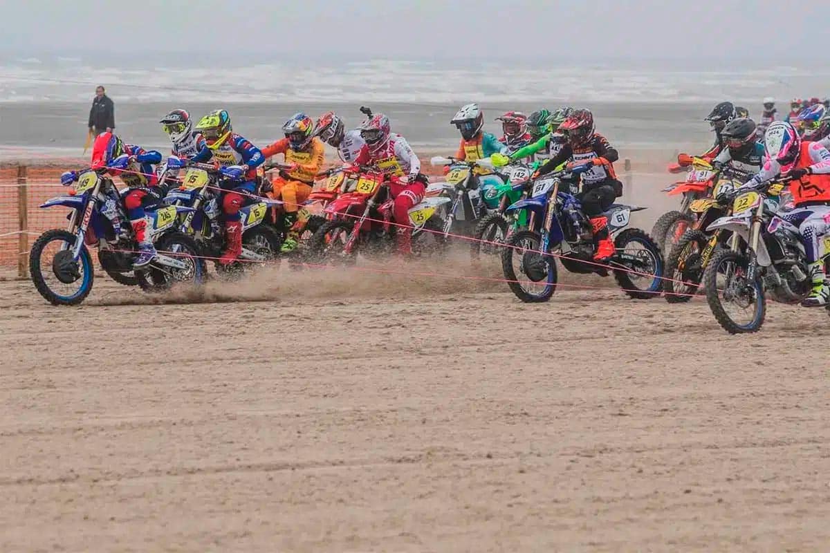 Las imágenes en la playa son espectaculares