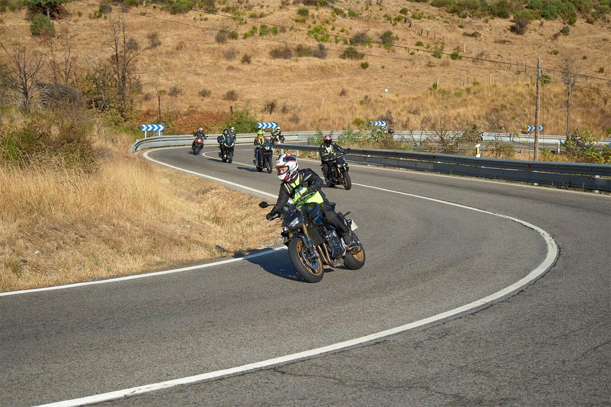 Los cursos tienen lugar en carretera abierta