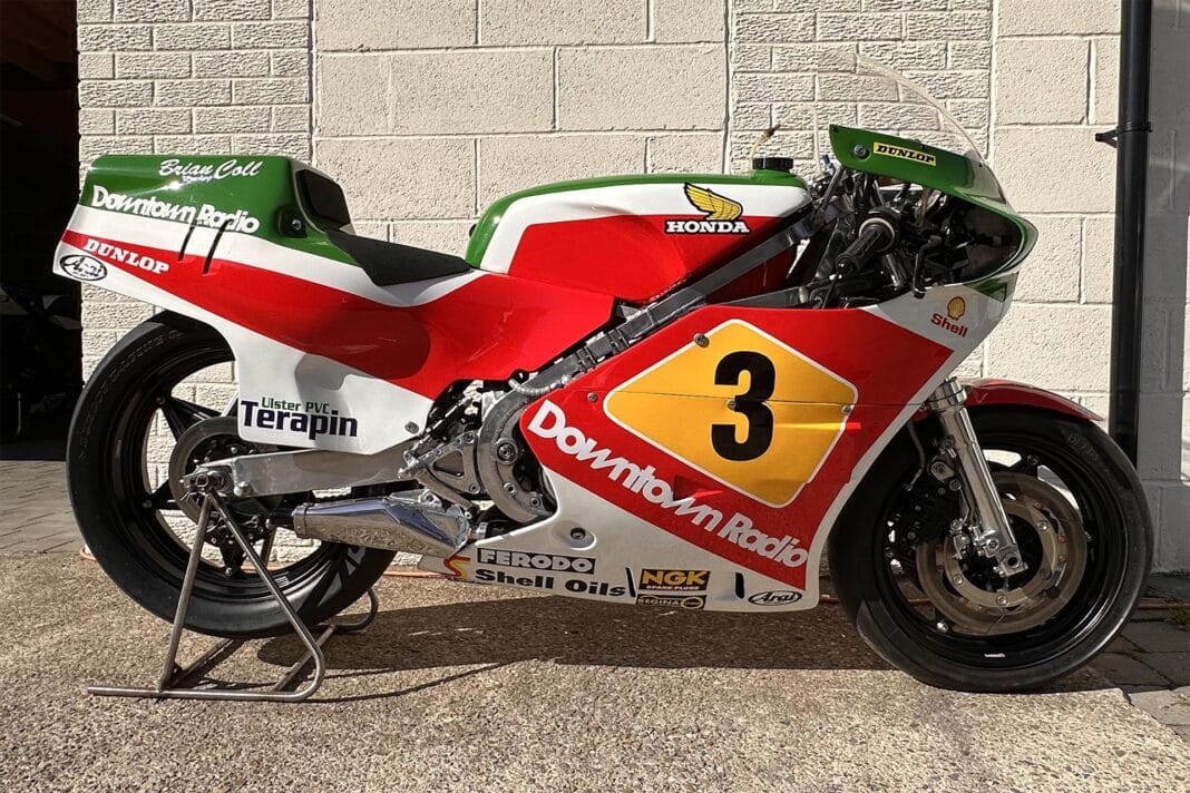 Honda RS500R a subasta: La moto que salvó la categoría de 500 en los ’80 puede ser tuya