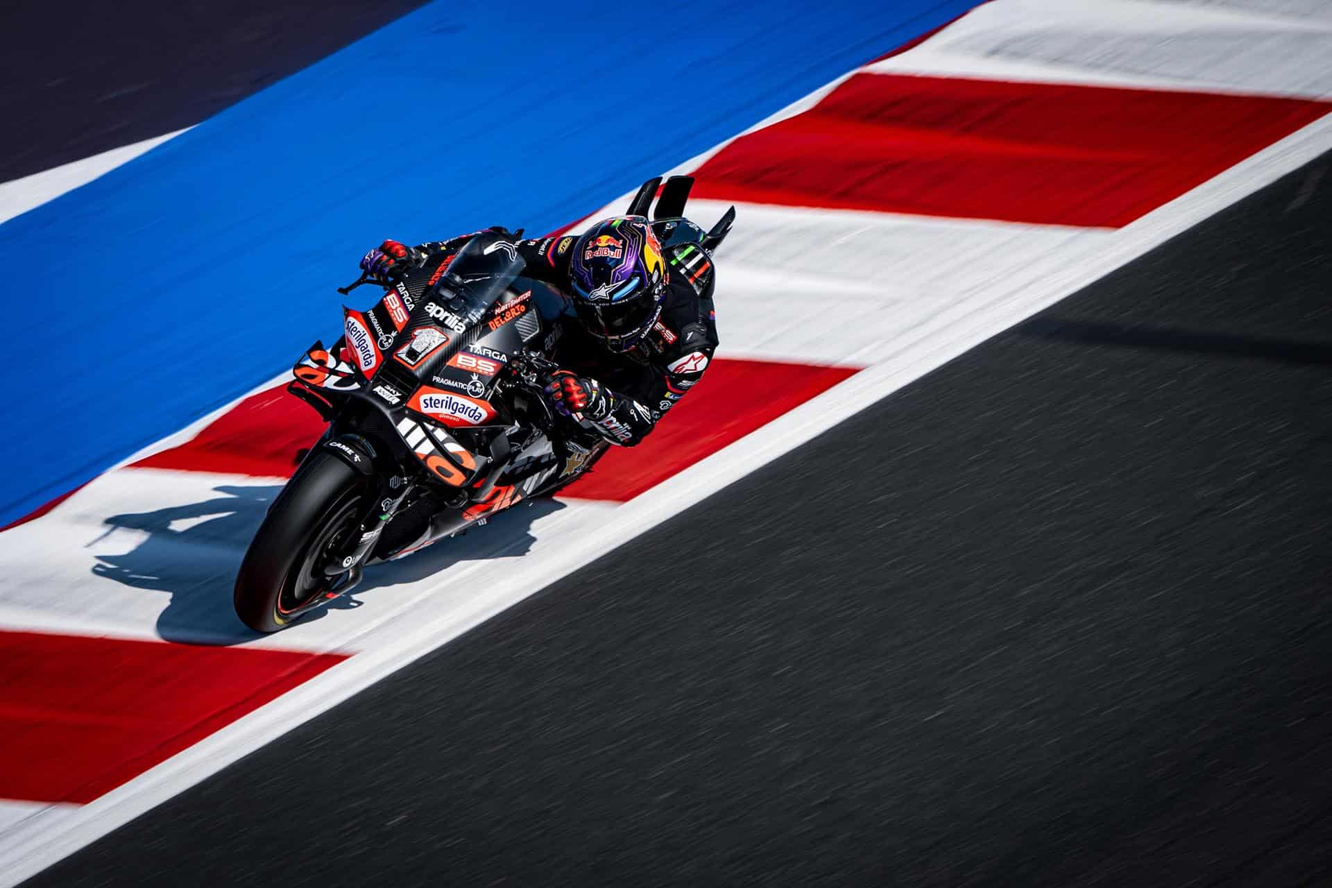 Martín ha ido cogiendo velocidad con la Aprilia tras sus lesiones, pero el accidente de Japón le obliga a volver a empezar