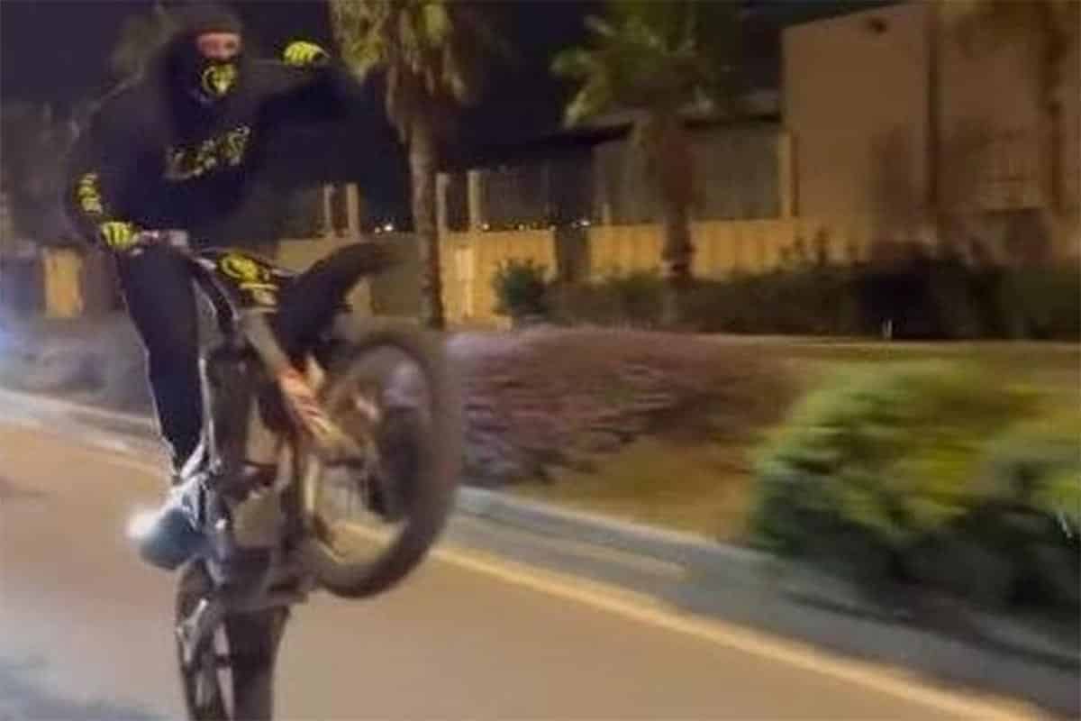 Muchas de las motos son, con total seguridad, robadas