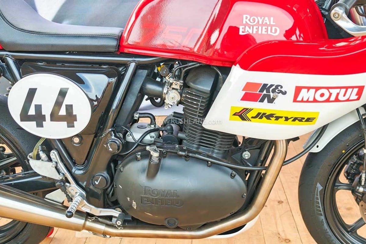 Royal Enfield presenta la versión de carreras de su futura Continental GT750