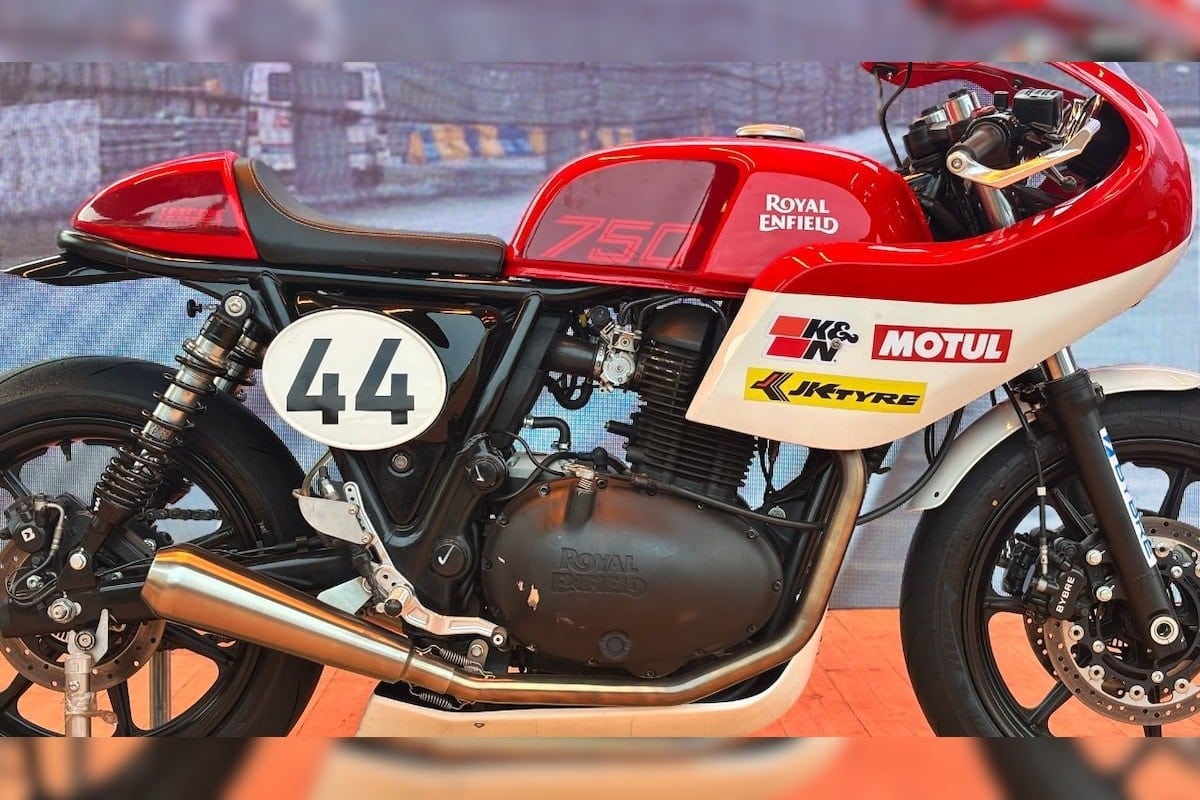 Royal Enfield presenta la versión de carreras de su futura Continental GT750
