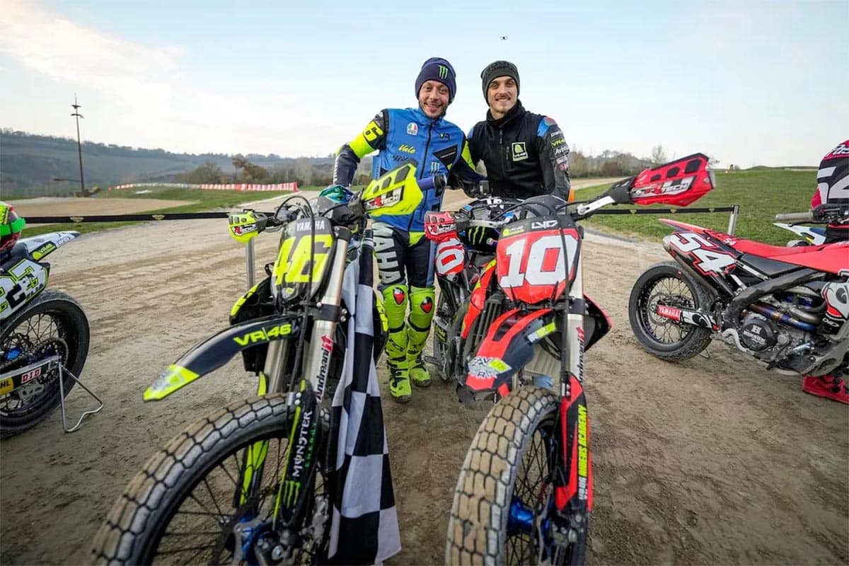 Rossi y Marini siguen siendo los más rápidos en el rancho