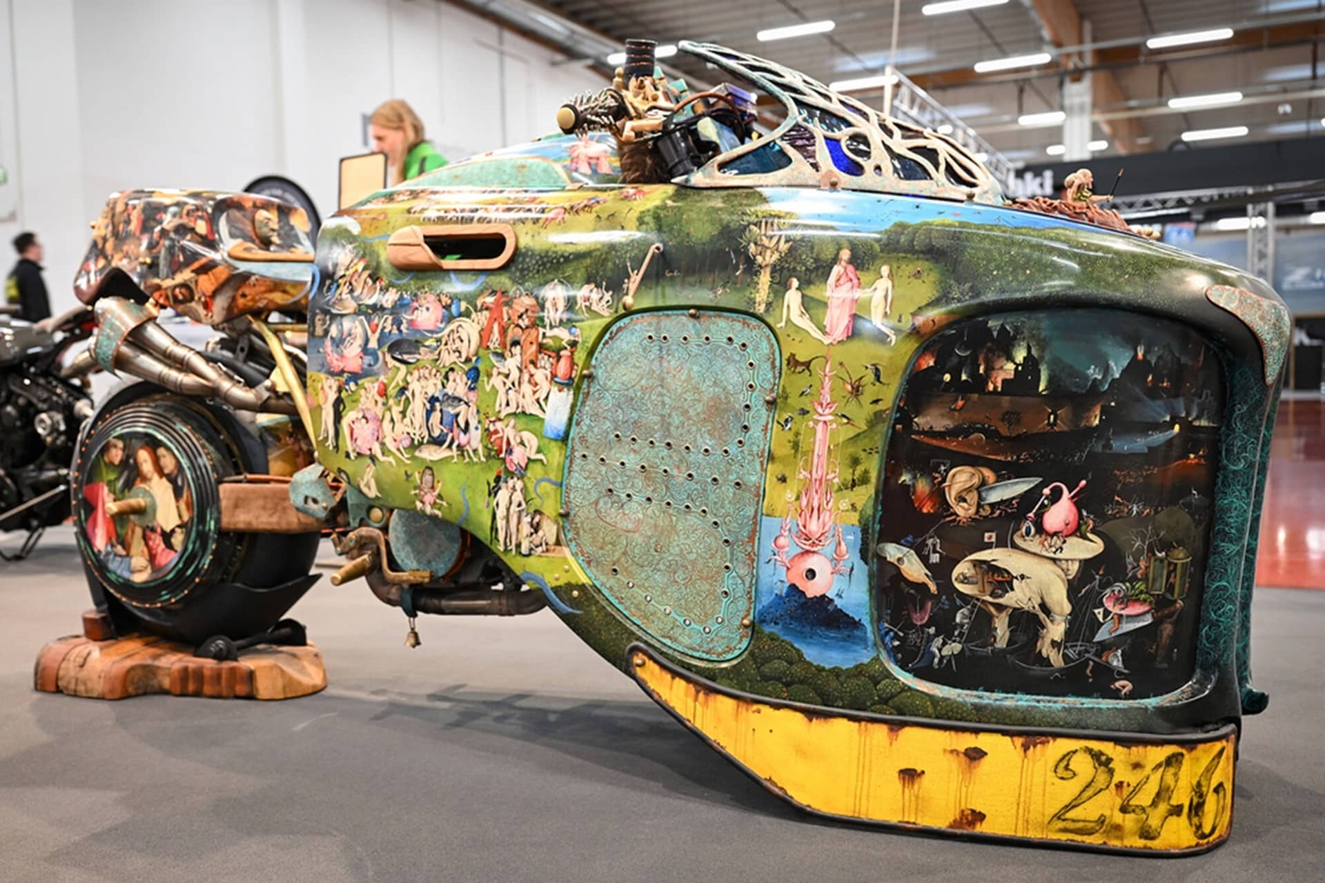 Esta preparación nos demuestra que se puede liar un buen “Pifostio” cuando  eres amante del arte