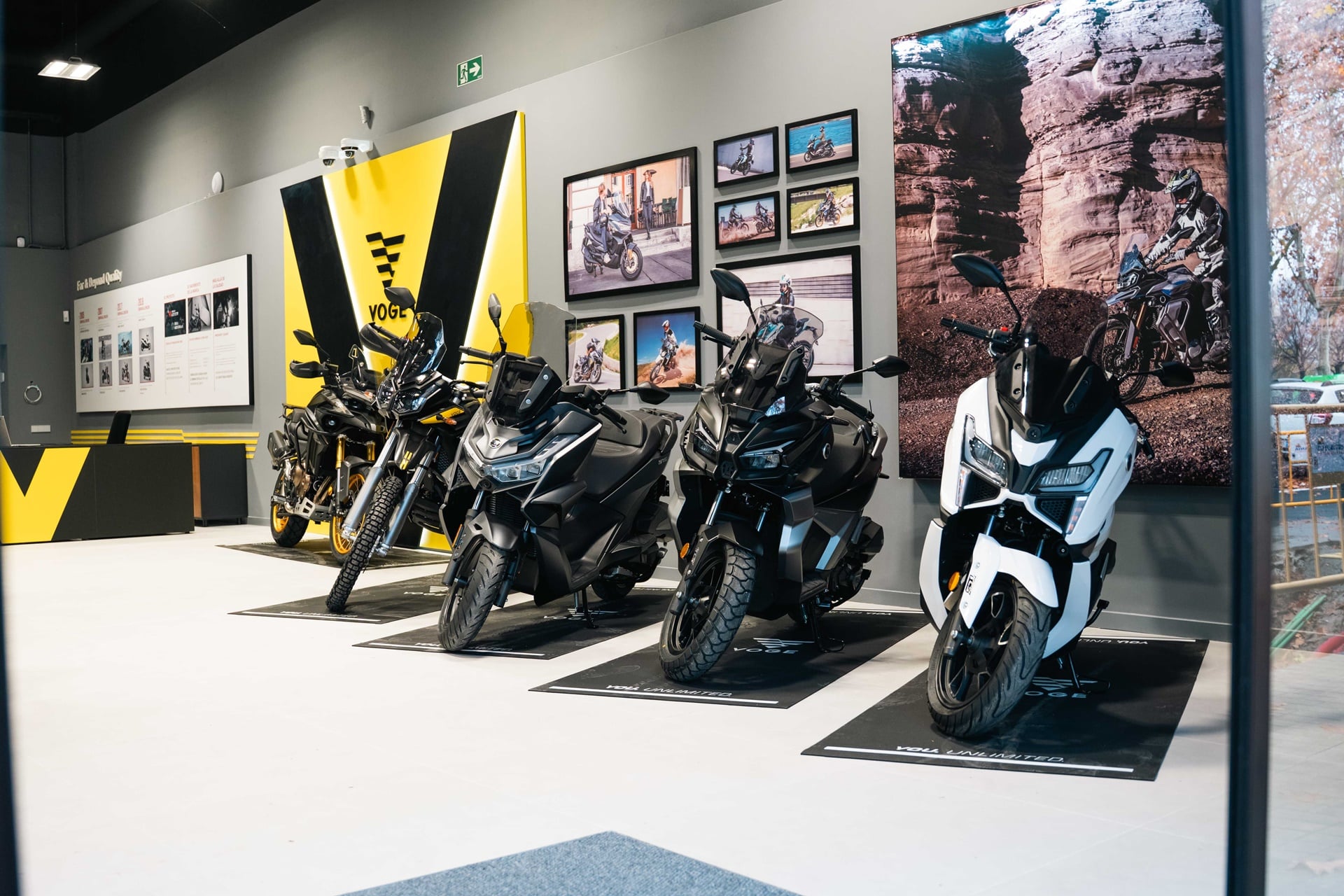 Quadis inaugura un nuevo centro oficial de motos Voge en Barcelona