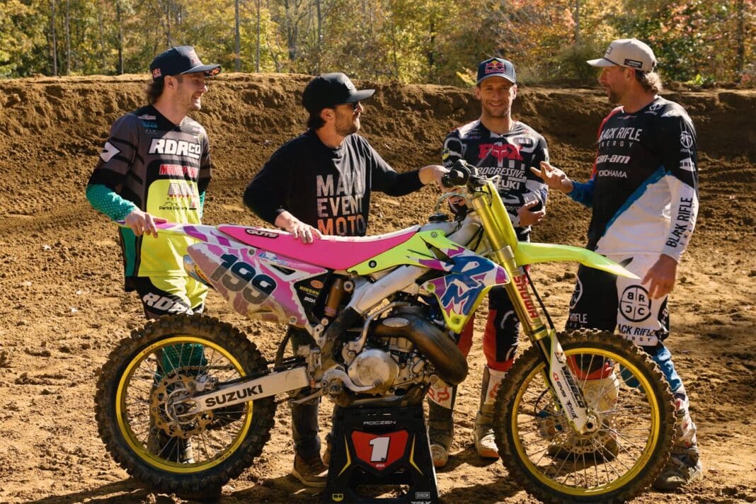 Pastrana, Roczen, Brown y una Suzuki RM 500 preparada para volar ¿Quién será el más rápido?