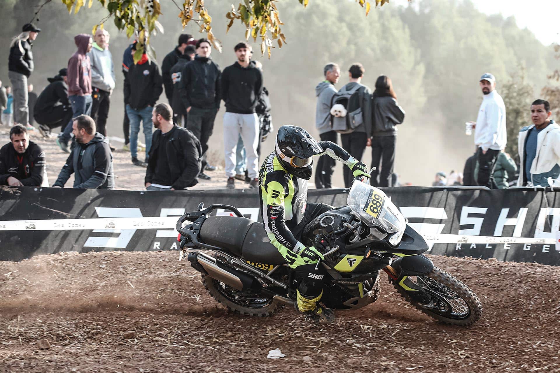Cervantes dio todo un recital con la Tiger 900 Rally Pro