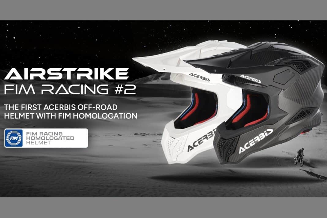 Nuevo Airstrike FIM Racing #2: El primer casco de motocross de Acerbis con homologación FIM