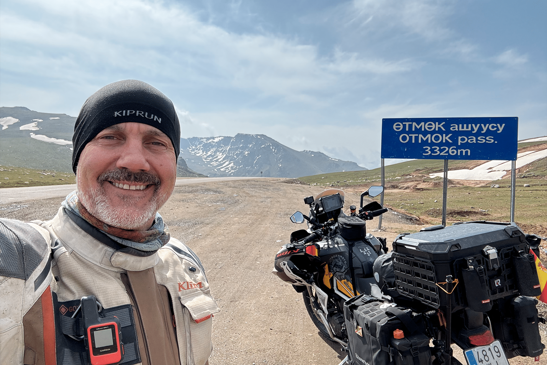 Julio Álamo se da “un paseo intercontinental” a lomos de su Triumph Tiger 1200