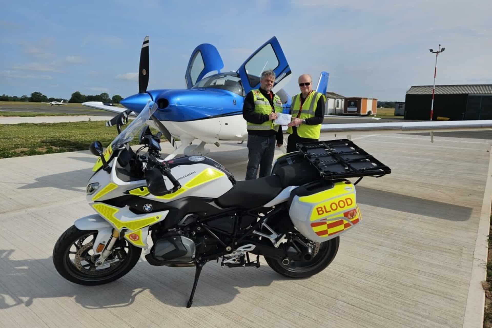 Los conocidos Blood Bikers solicitan poder usar luces de emergencia verde en sus servicios