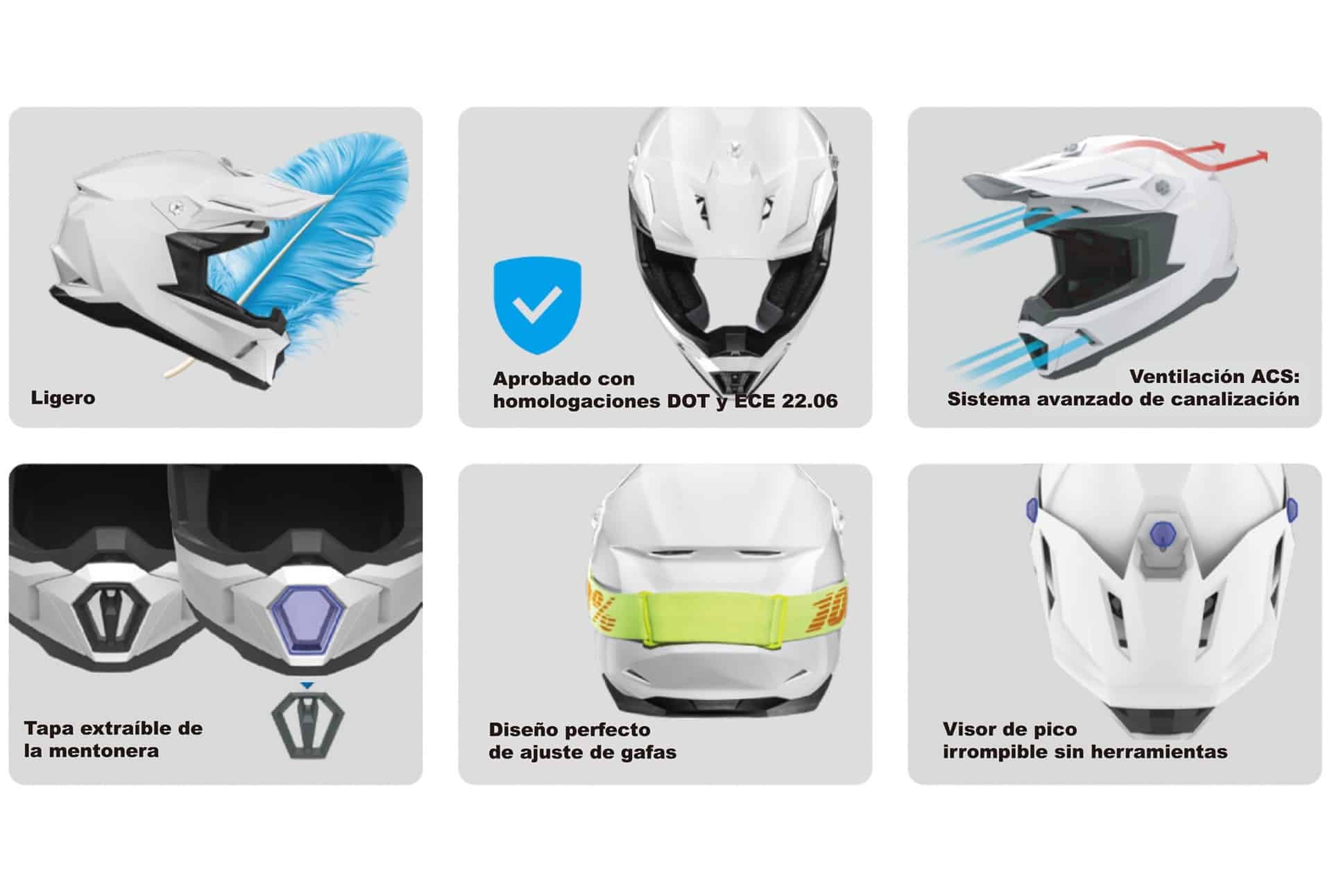 HJC C50 2026: El casco Offroad pensado para los pilotos más aventureros