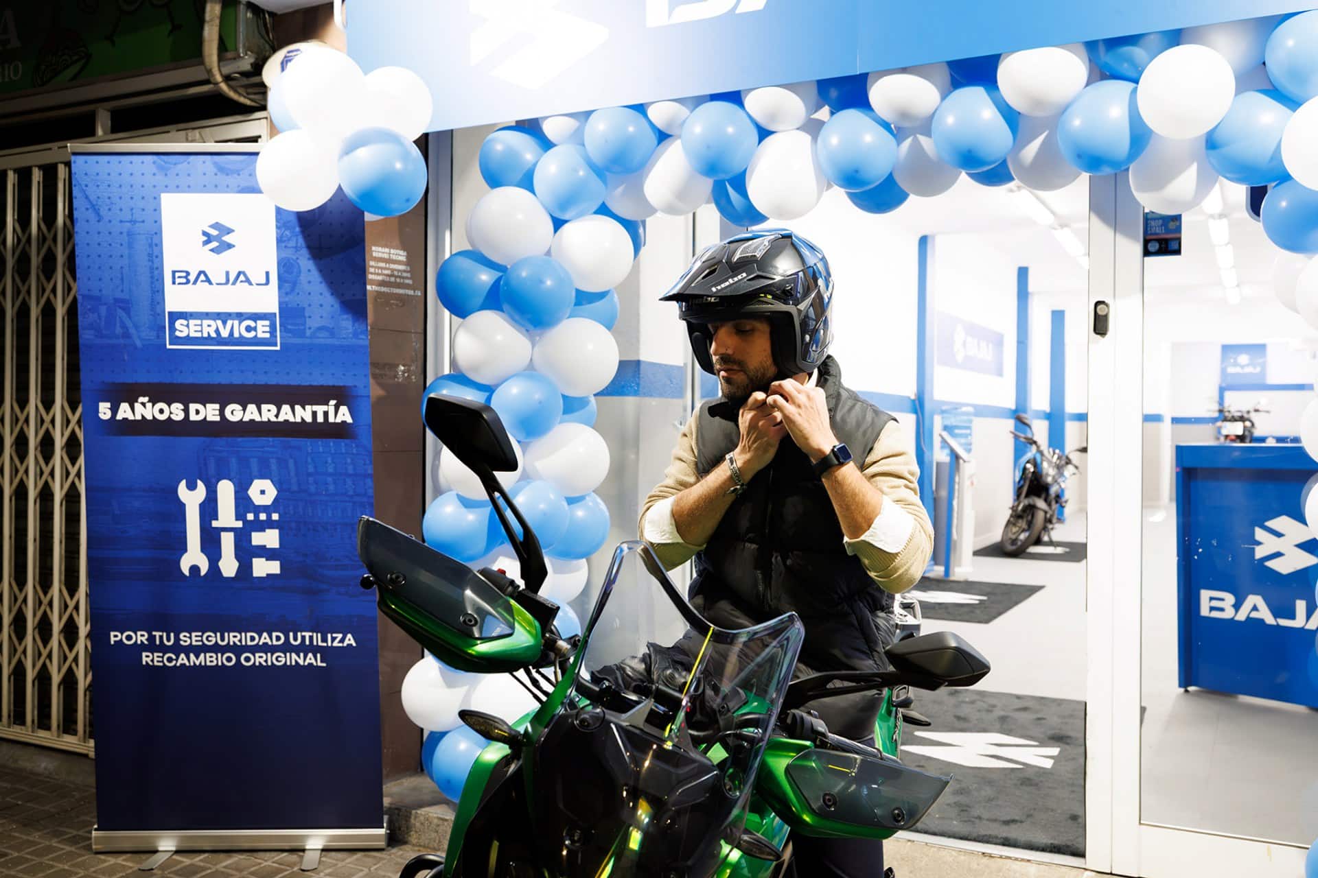 Bajaj taller flagship Barcelona