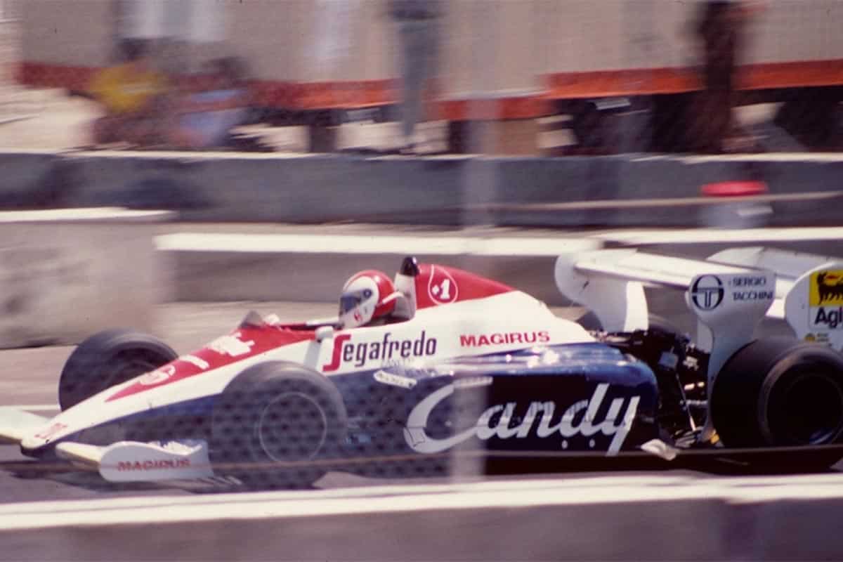 En 1983 y 1984 compitió en F1, el segundo año lo hizo con Toleman