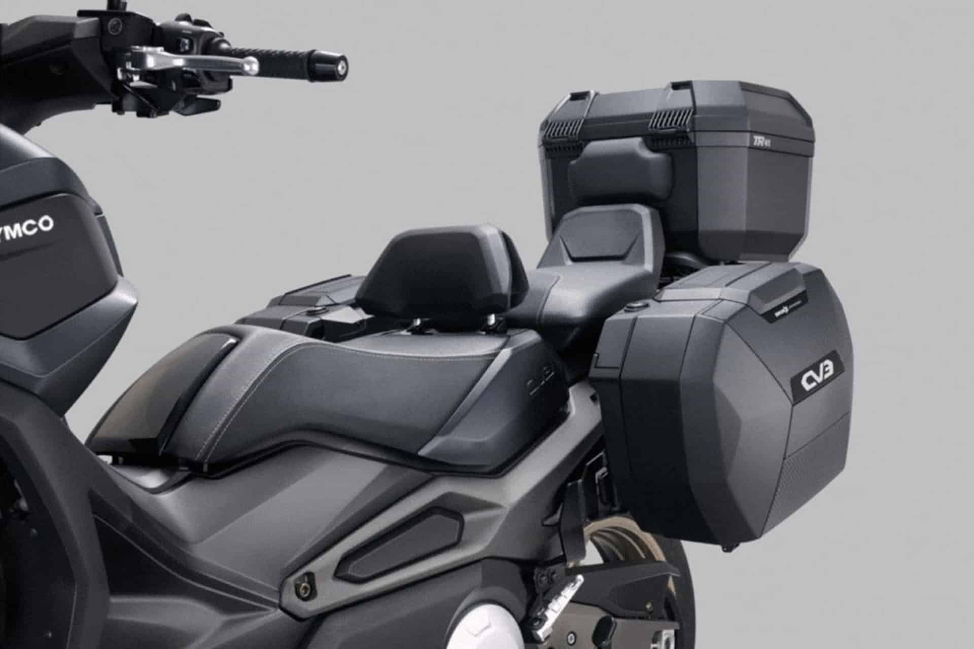 KYMCO amplía la capacidad de carga de su nuevo CV3 575 con una nueva gama de maletas y baúles opcionales