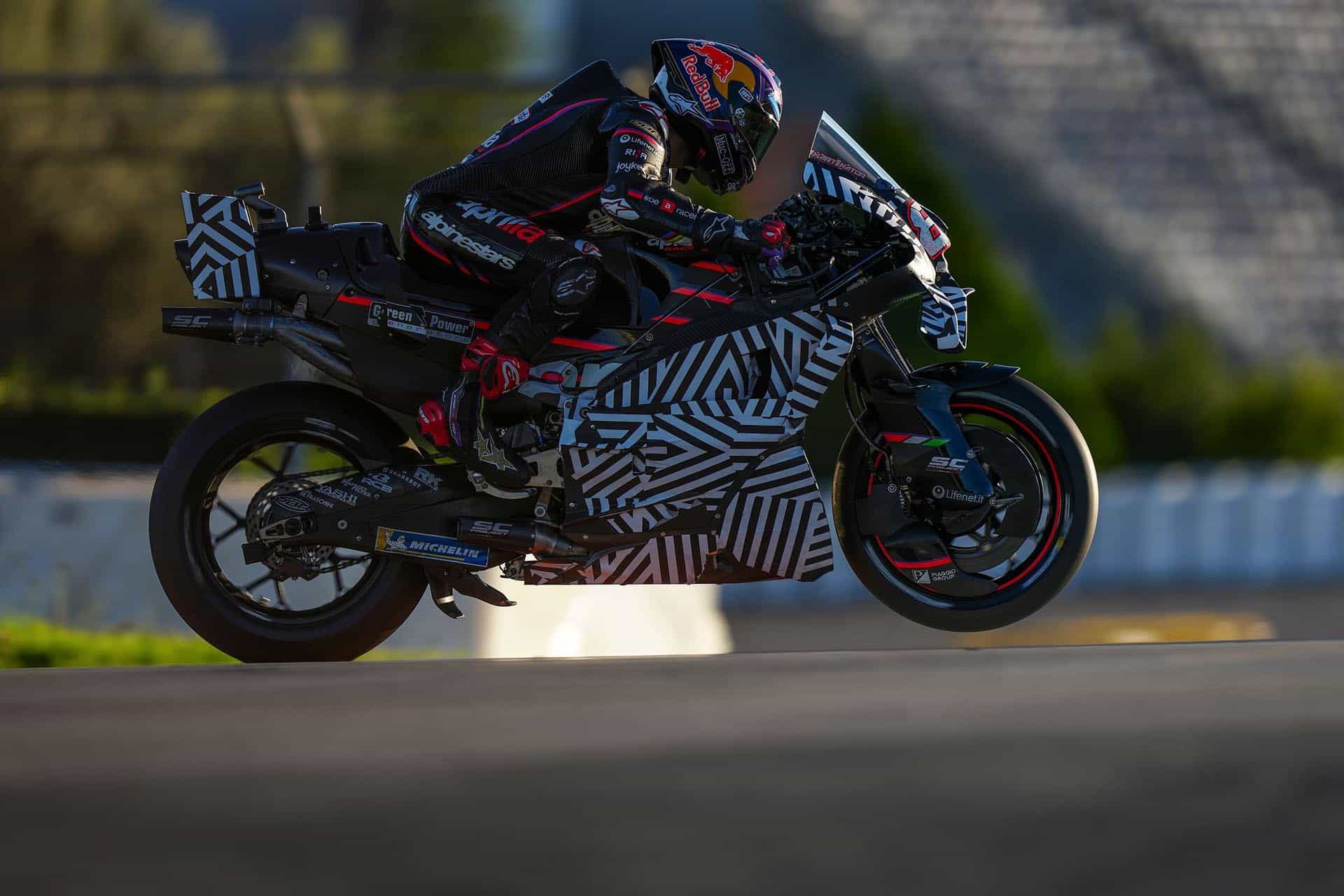 Parte de la moto de 2026 ya se pudo ver en los test de Valencia