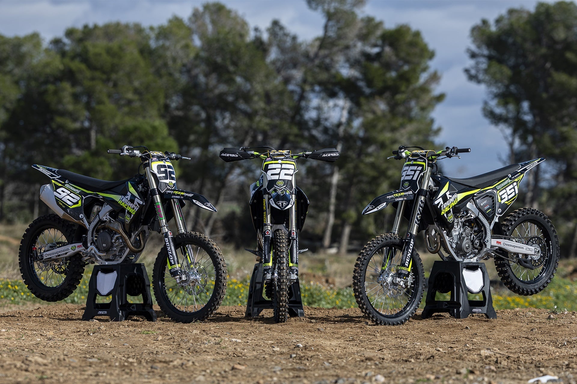Triumph presenta su equipo para el Campeonato de España de Motocross 2026