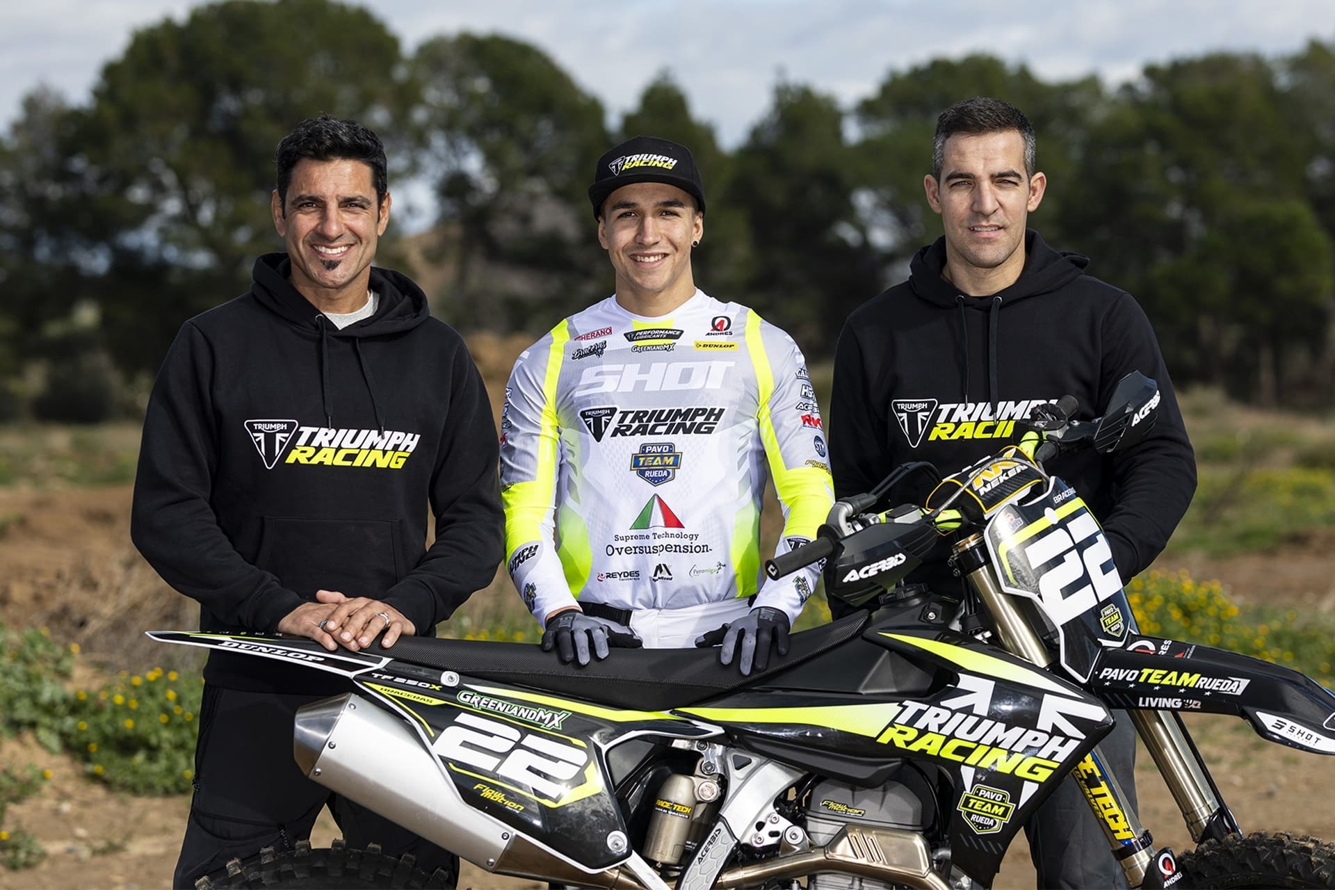 Triumph presenta su equipo para el Campeonato de España de Motocross 2026