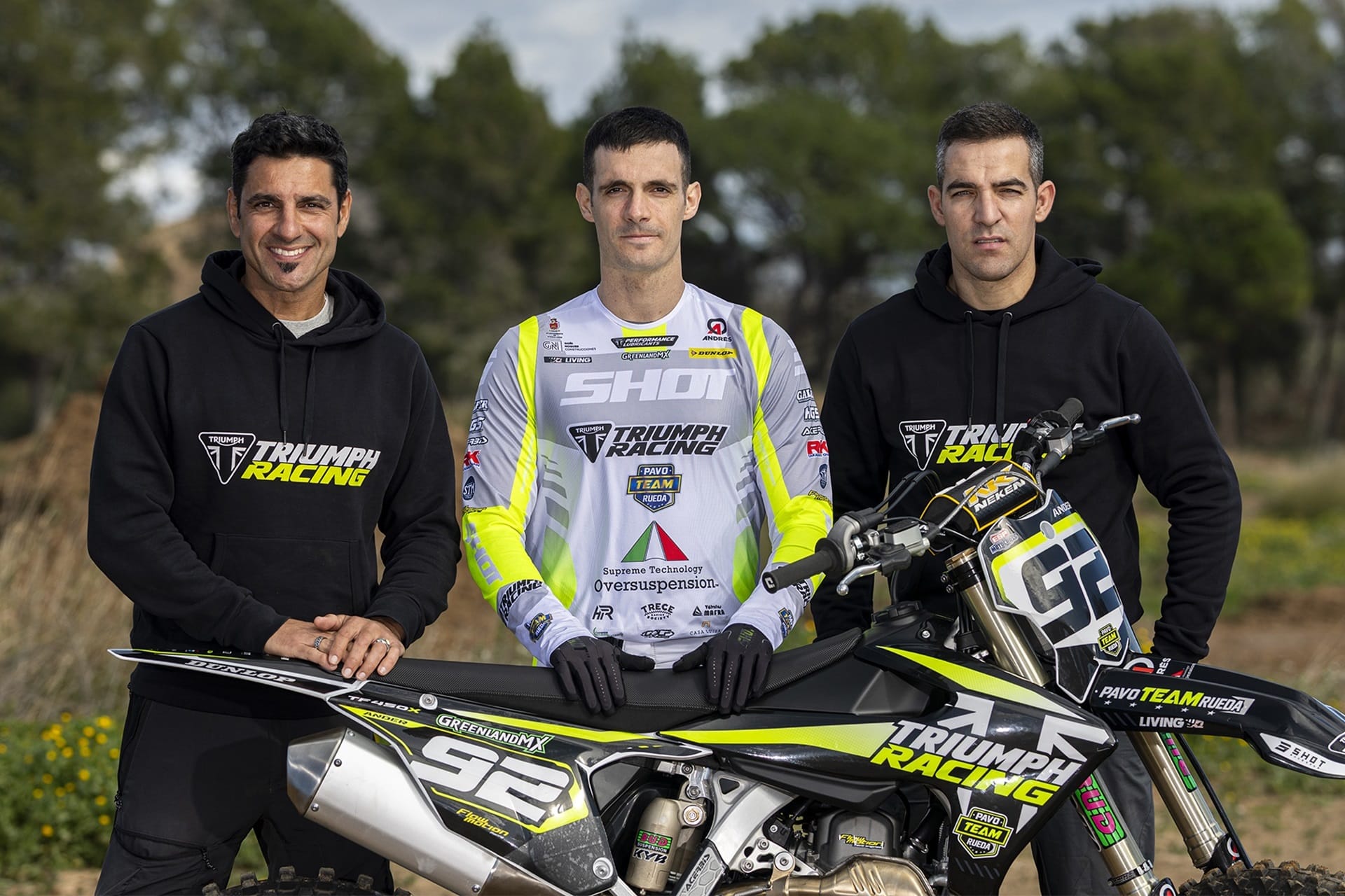 Triumph presenta su equipo para el Campeonato de España de Motocross 2026