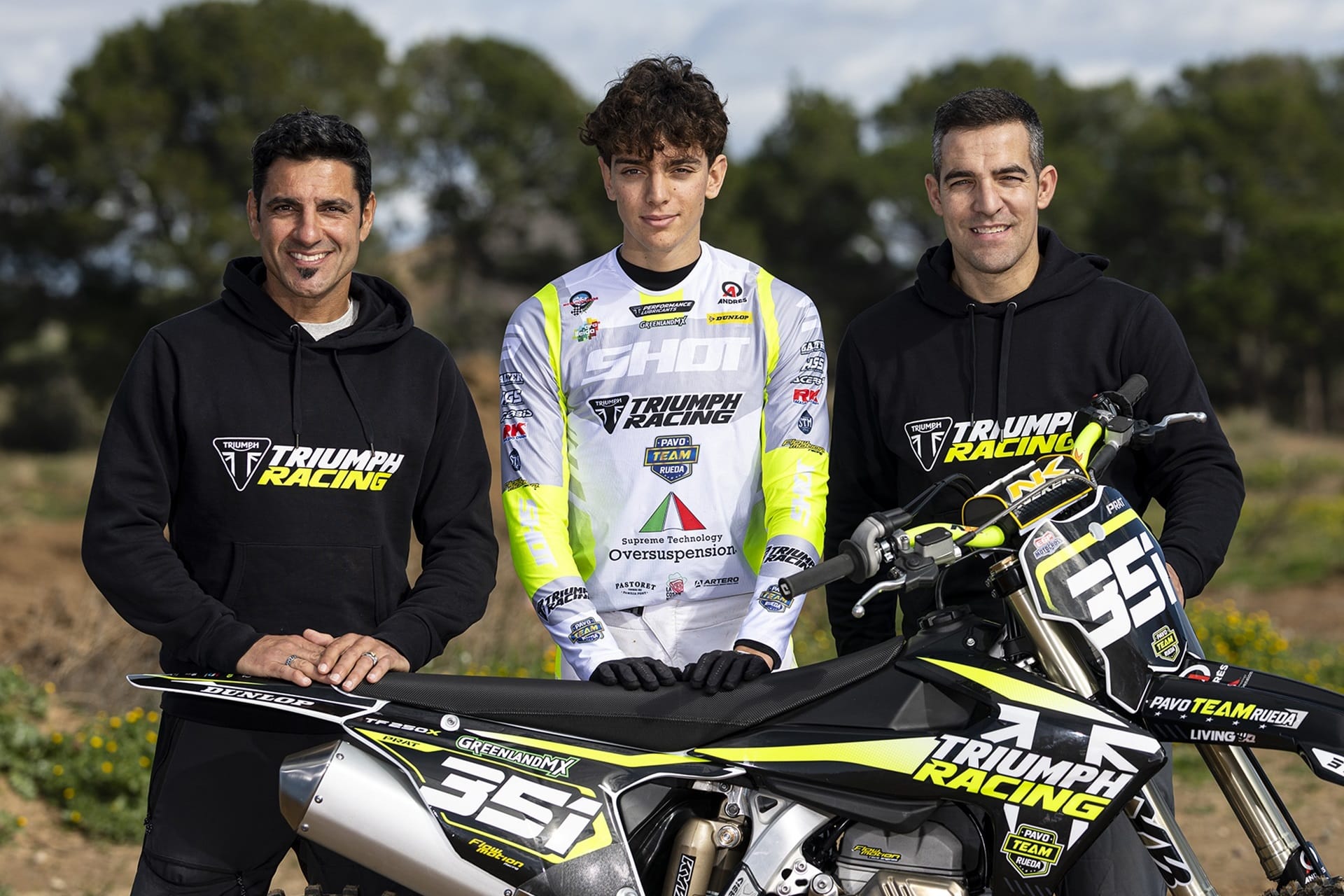 Triumph presenta su equipo para el Campeonato de España de Motocross 2026