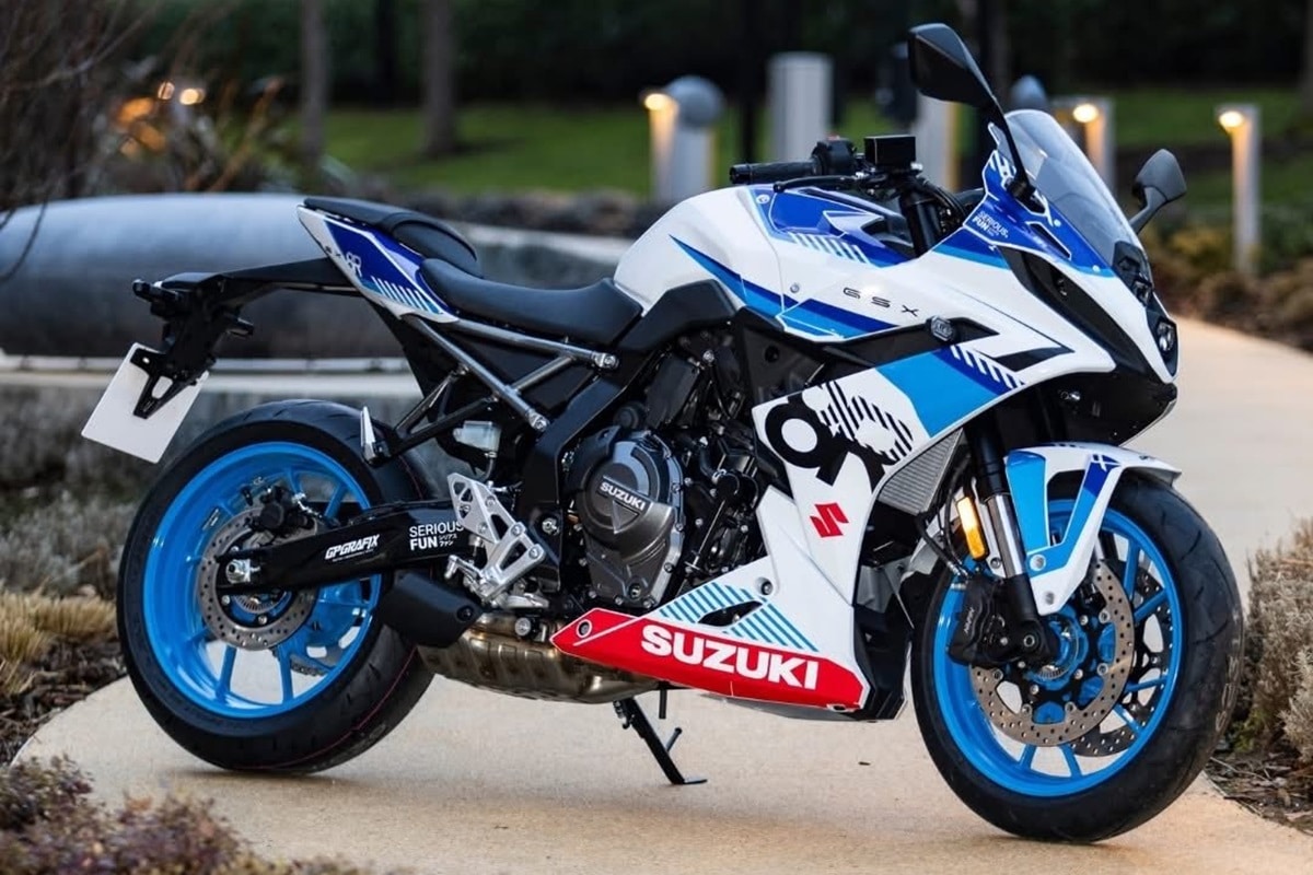 Kit de gráficos GP Grafix: La Suzuki GSX-8R luciendo un marcado look ...