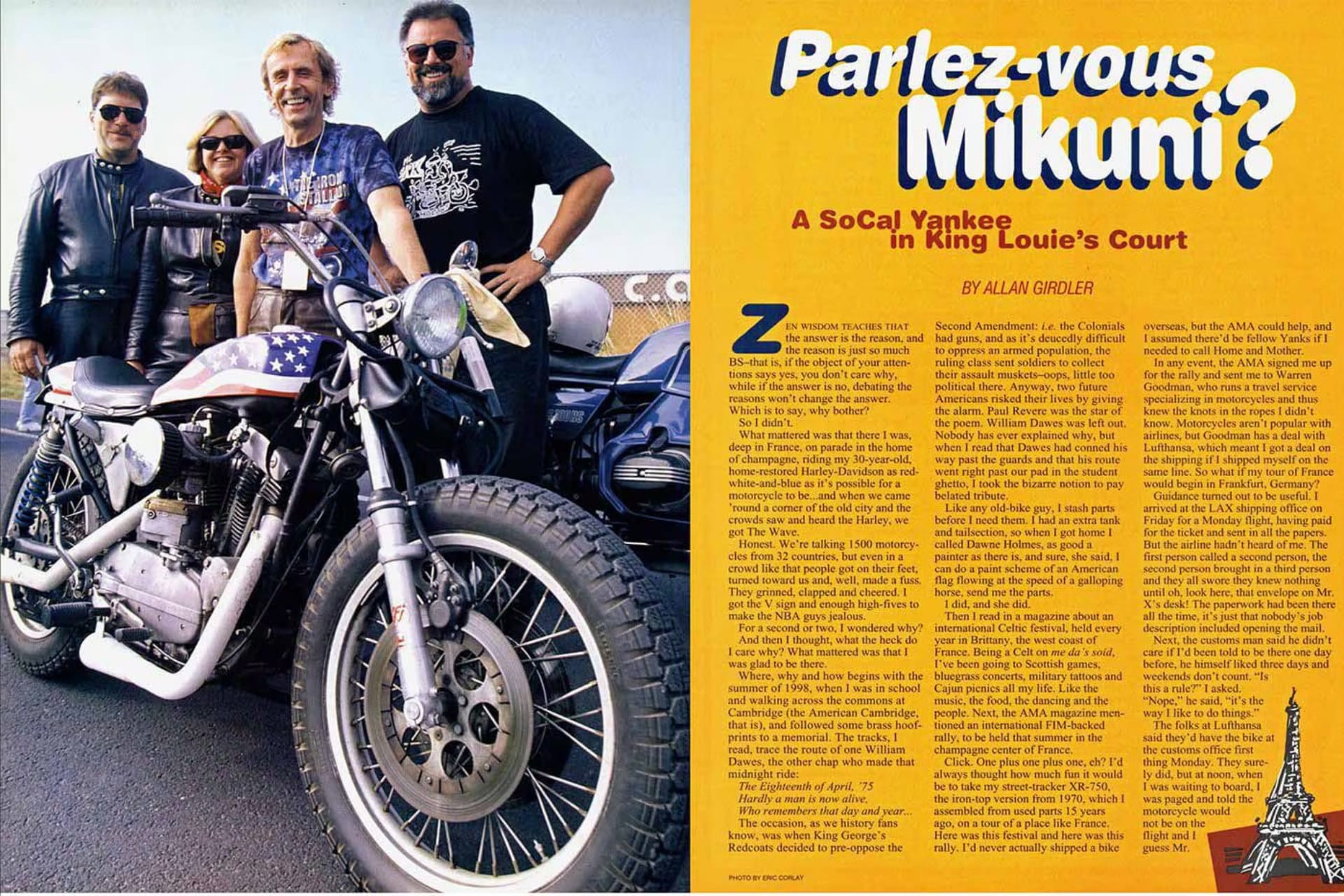 Harley-Davidson XR-750 Street Tracker by Allan Girdler