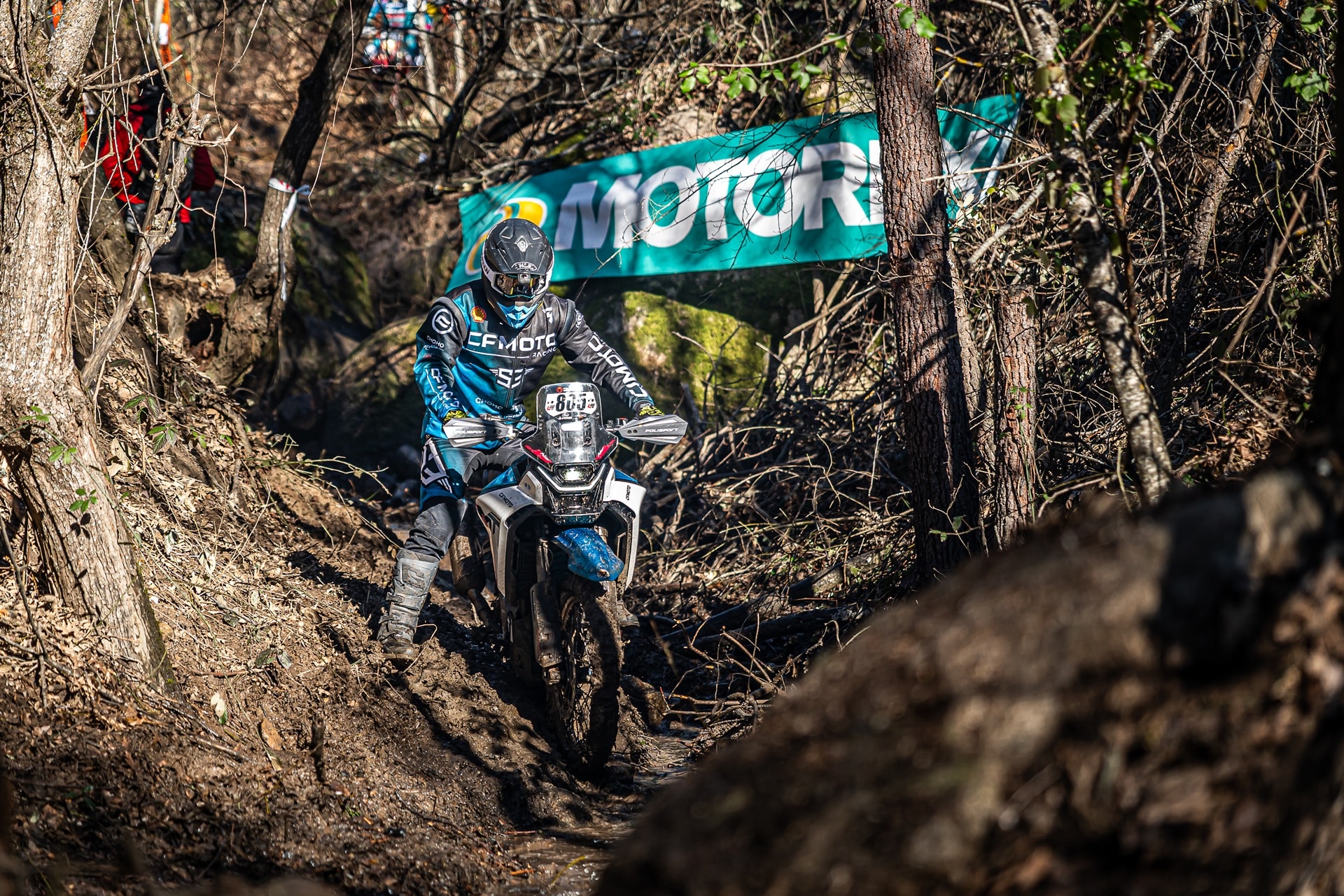 Mario Román logra su primera victoria a los mandos de la CFMoto 450MT