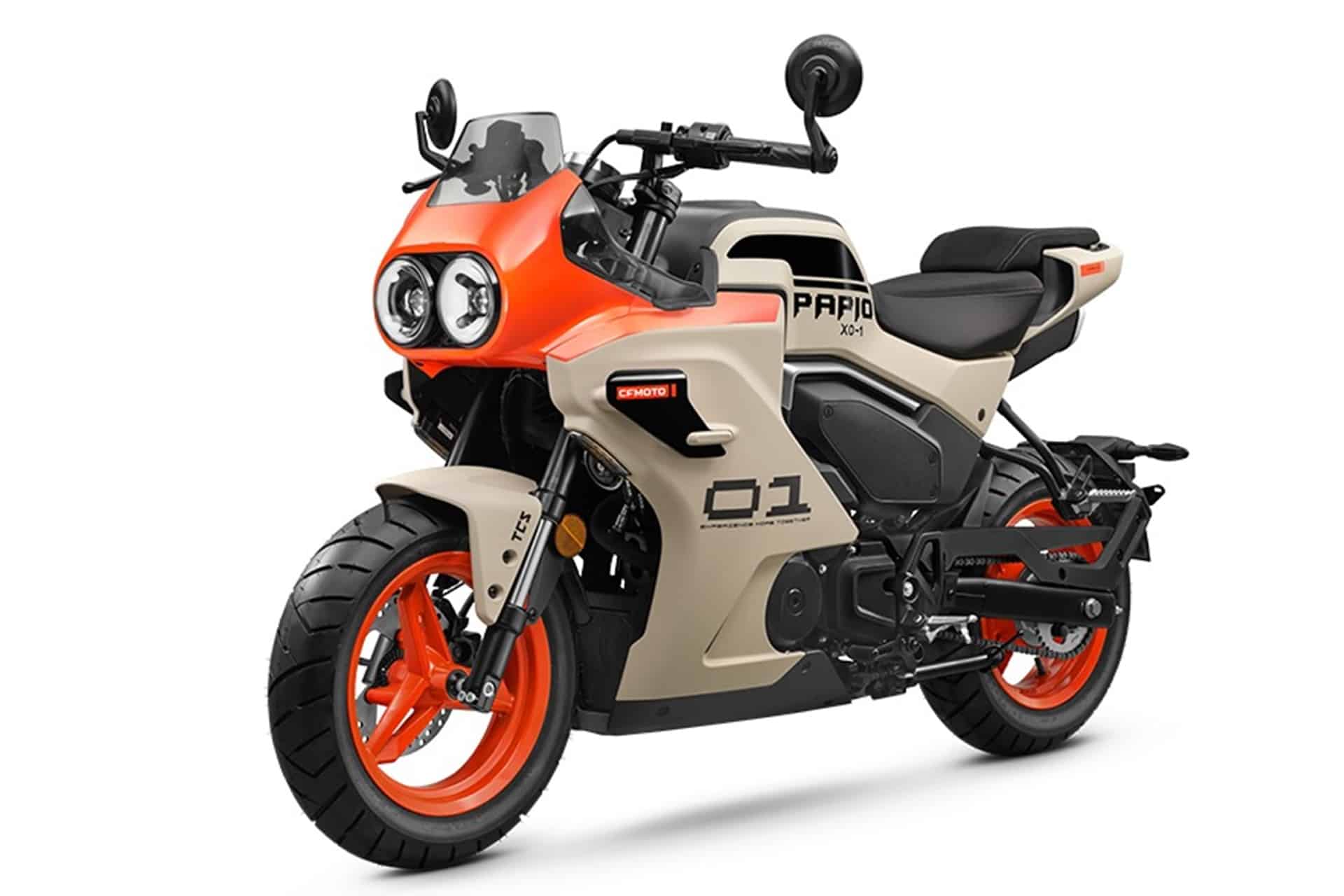 Nueva Papio XO-1 Racer: CFMoto “radicaliza” la imagen de su llamativa minimoto