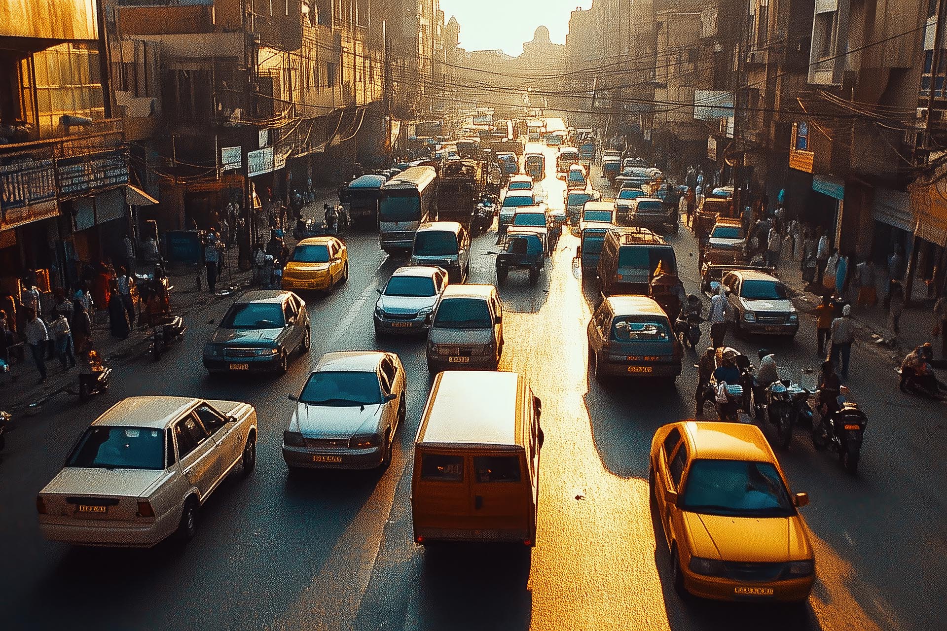 Los atascos se dan en prácticamente todas las grandes ciudades del mundo