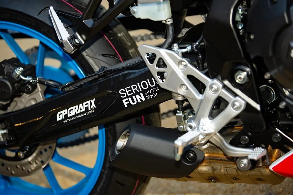 Kit de gráficos GP Grafix: La Suzuki GSX-8R luciendo un marcado look “retro-racing”