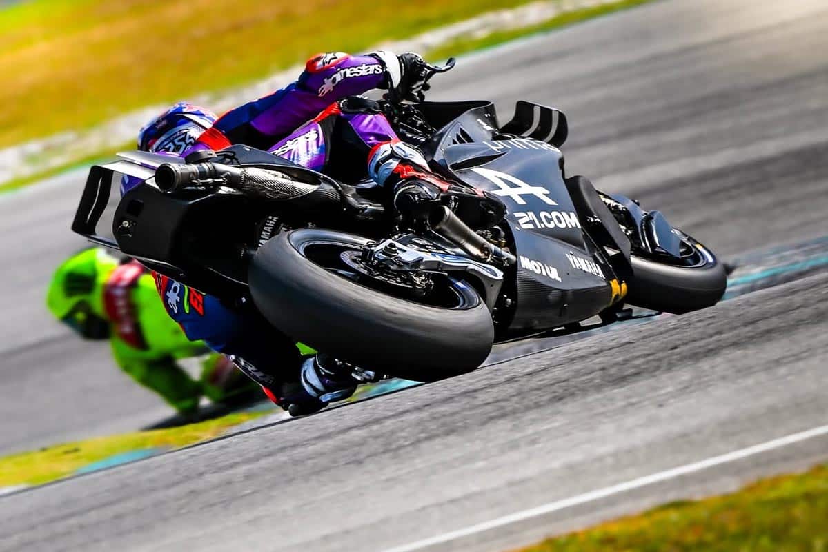 Yamaha ha podido volver a pista en el último día