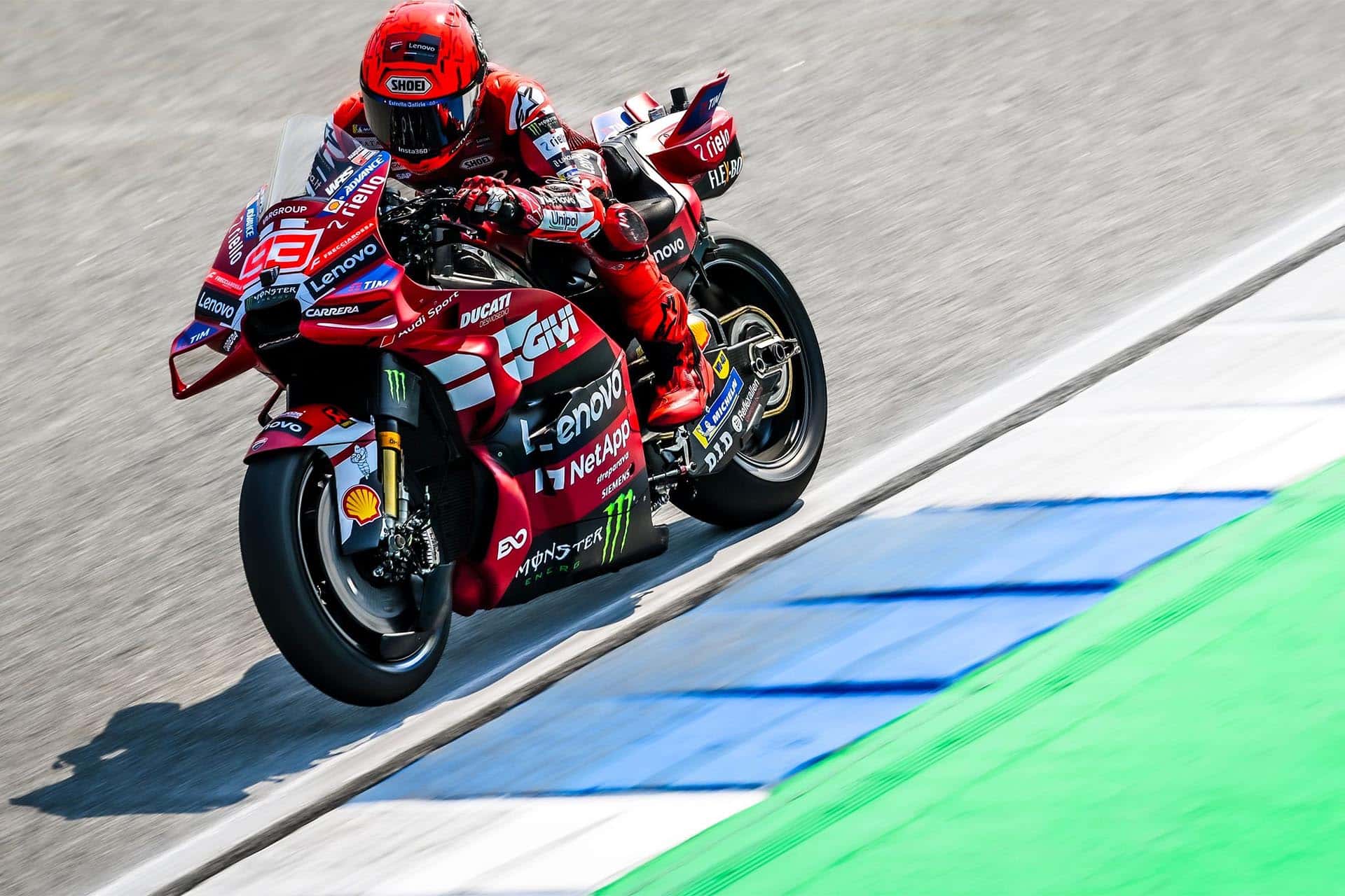 Ducati metió todas sus motos entre los 10 primeros, a excepción de Pirro que sustituye a Aldeguer