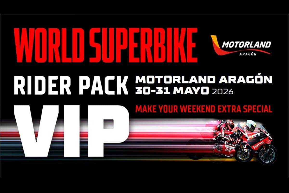 MotorLand Aragón Rider Pack 2026: Vive el mundial desde dentro