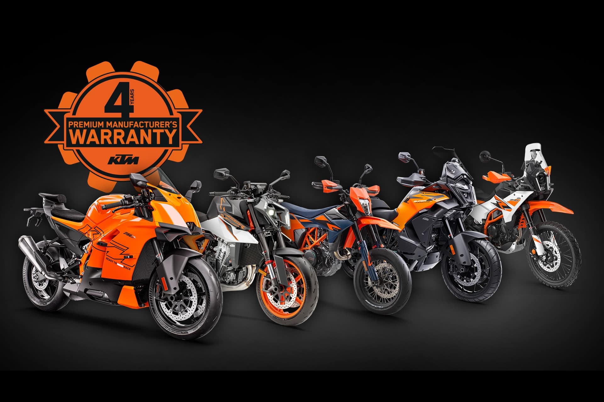KTM amplía la cobertura de su Garantía Premium hasta los cuatro años