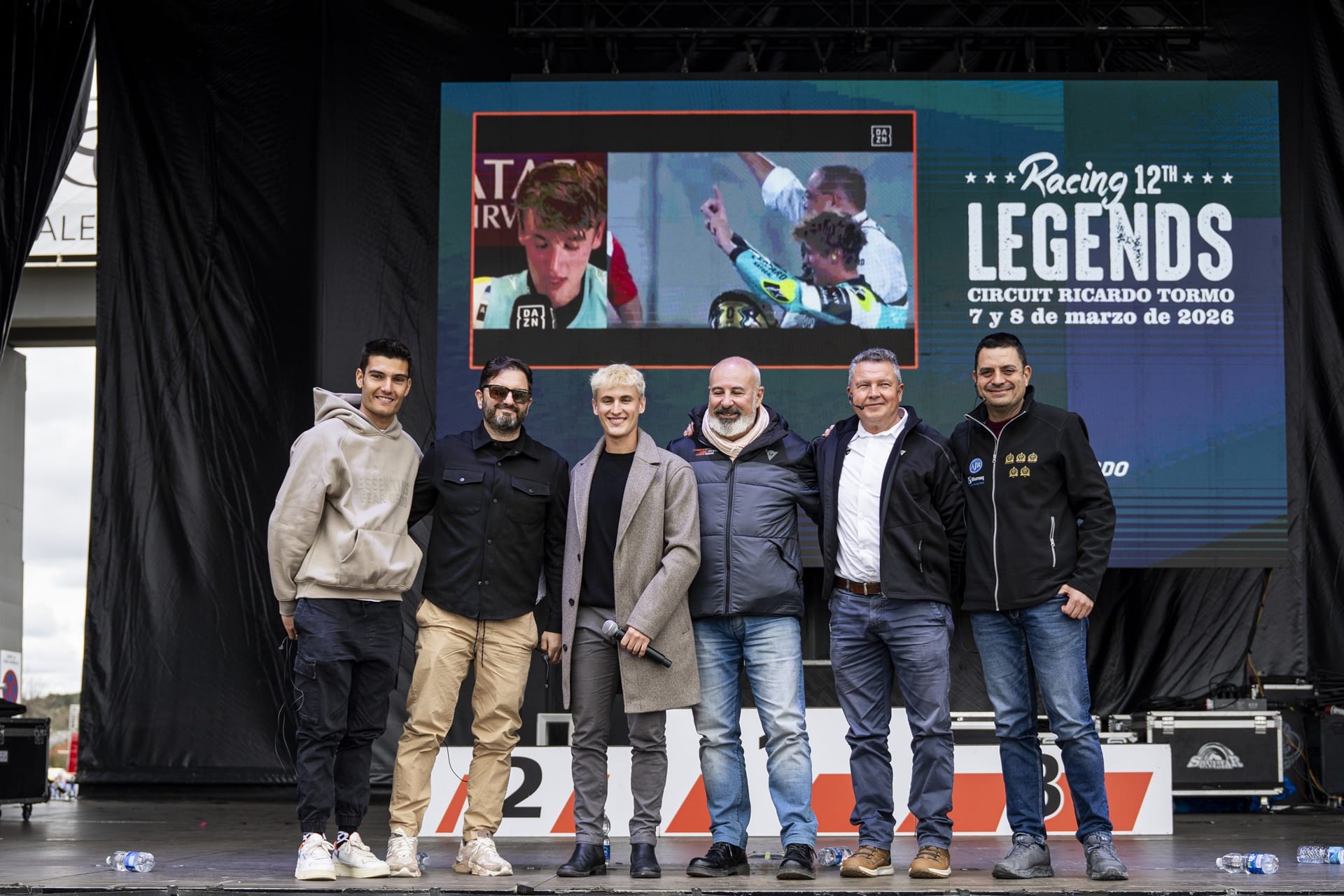 Jaume Masià homenajeado en el circuito Ricardo Tormo con motivo del Racing Legends 2026