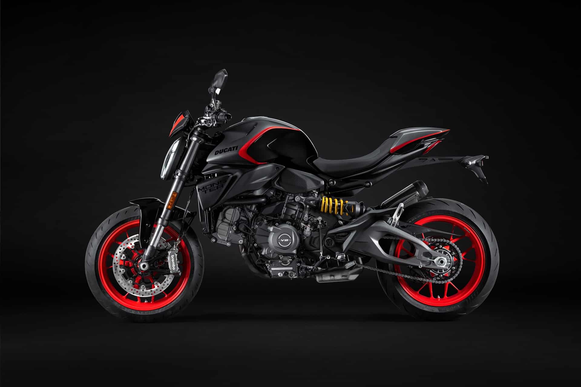 Ducati amplía la gama de colores de la gama Monster con la nueva decoración Sport