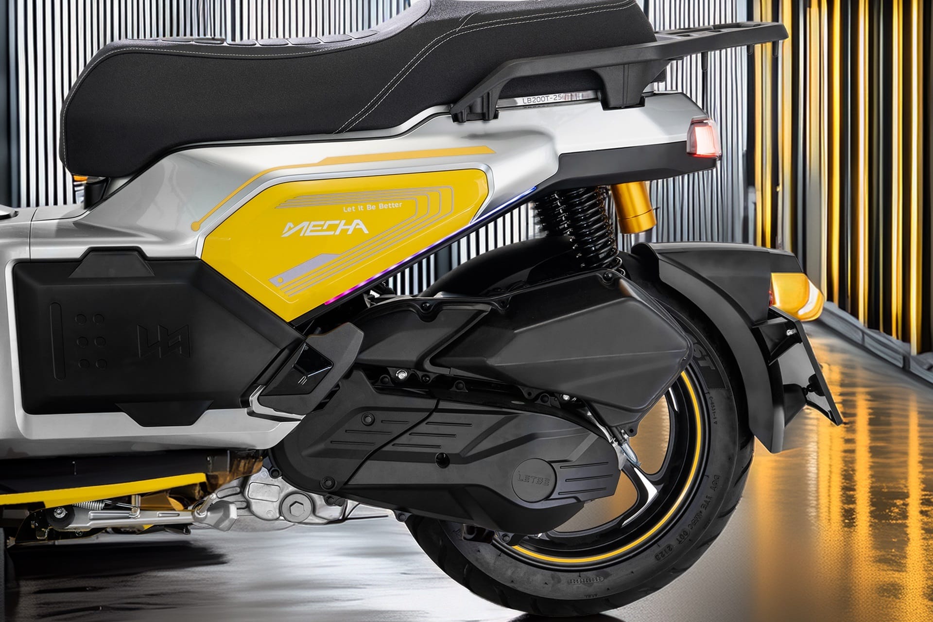 Letbe “enciende la mecha” en el segmento de los scooters de 125 cc con su nuevo modelo de estética ciberpunk futurista