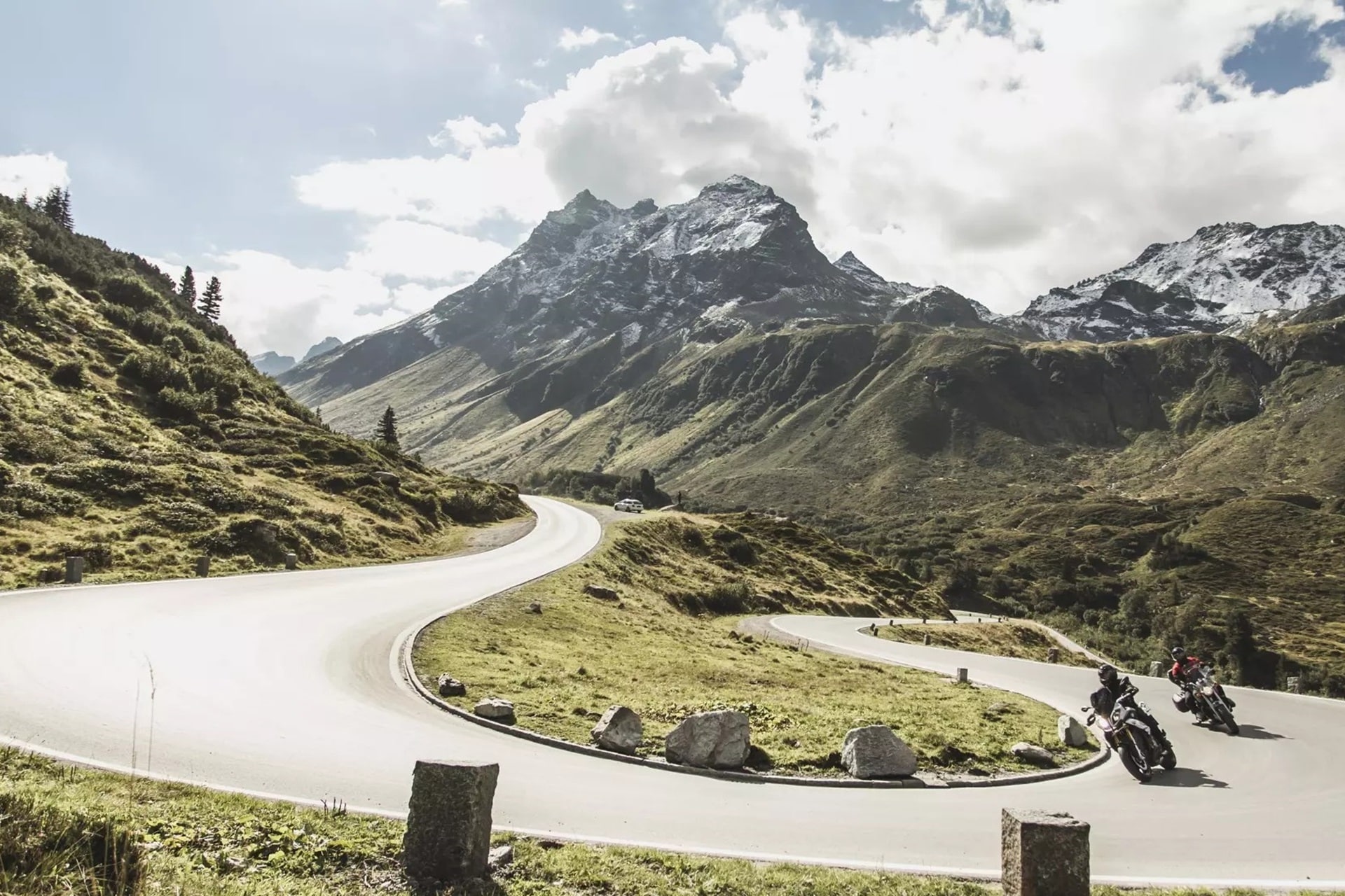 La icónica carretera alpina la Silvretta-Hochalpenstrasse estará cerrada al tráfico hasta al menos el año 2030