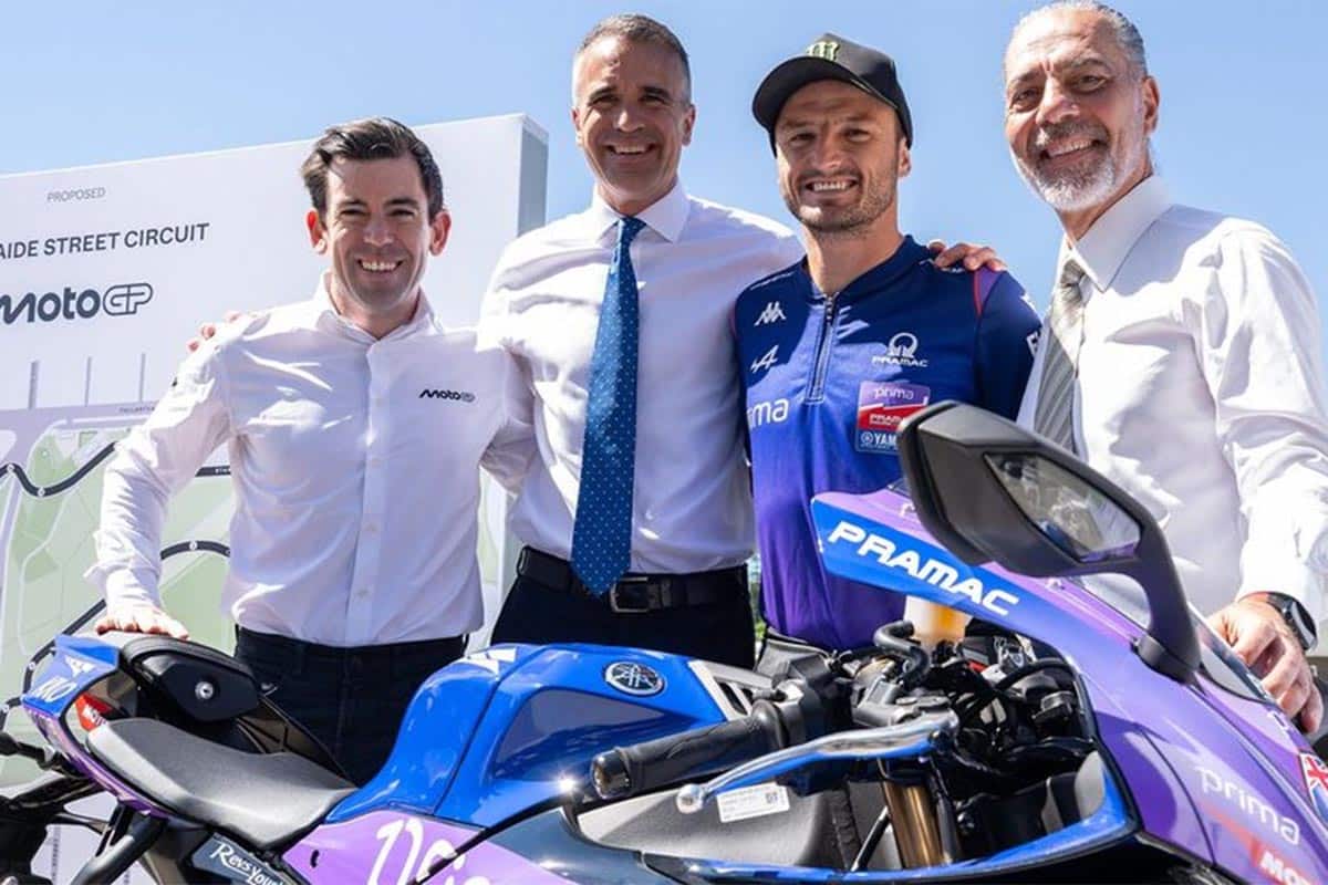 El evento de anuncio del cambio de sede para el GP de Australia contó con Miller como invitado
