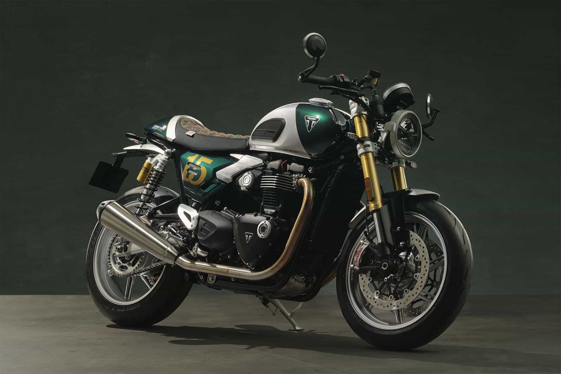 La espectacular Speed Twin 1200 Café Racer DGR Edition está en juego